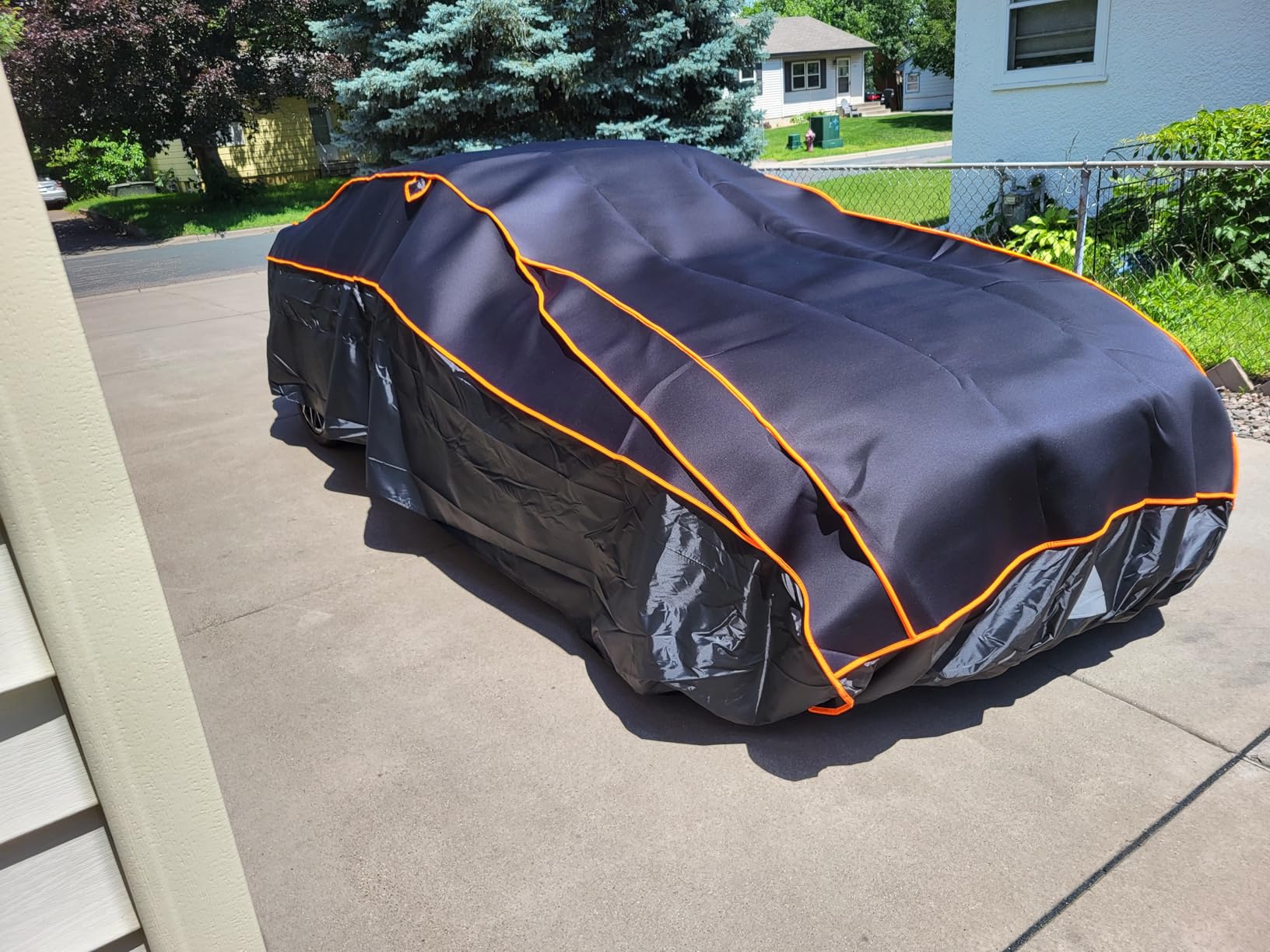 Kayme Hail Protector Car Cover Fit SUV Jeep-Length (182 to 191 Inch) customer photo 2