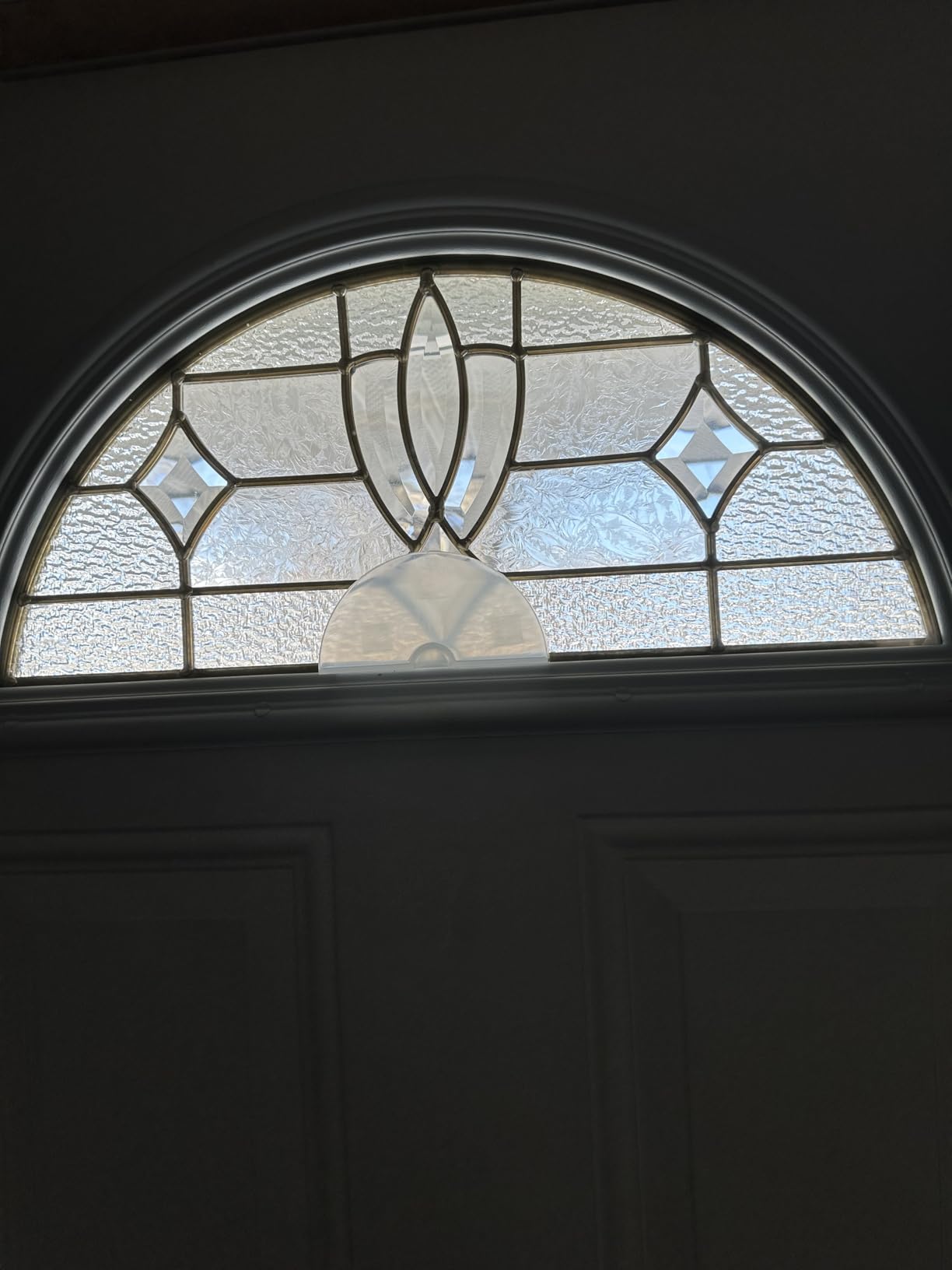 Arch Window Shade Half Circle Arched Stick on Cut to Size Half Moon Blinds customer photo 2