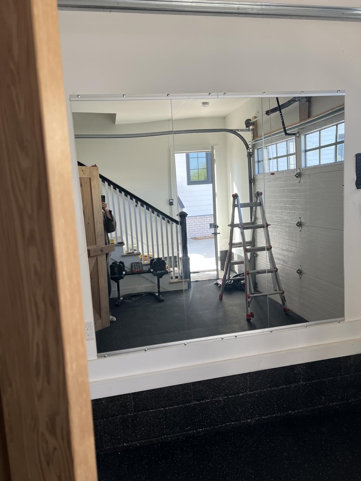 pertetey 48 x 24 in Home Gym Mirrors, Frameless, 2-Pack customer photo 1