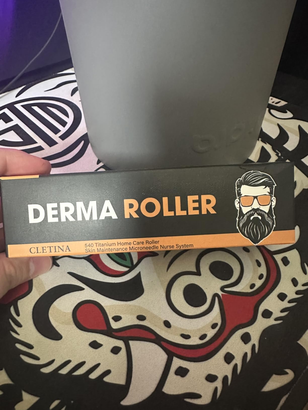 540 Titanium Derma Roller - Microneedle Micro Needle Roller for Men and Women Home Use - Microneedling Roller Microneedle Skin Care Tool A8 customer photo 2