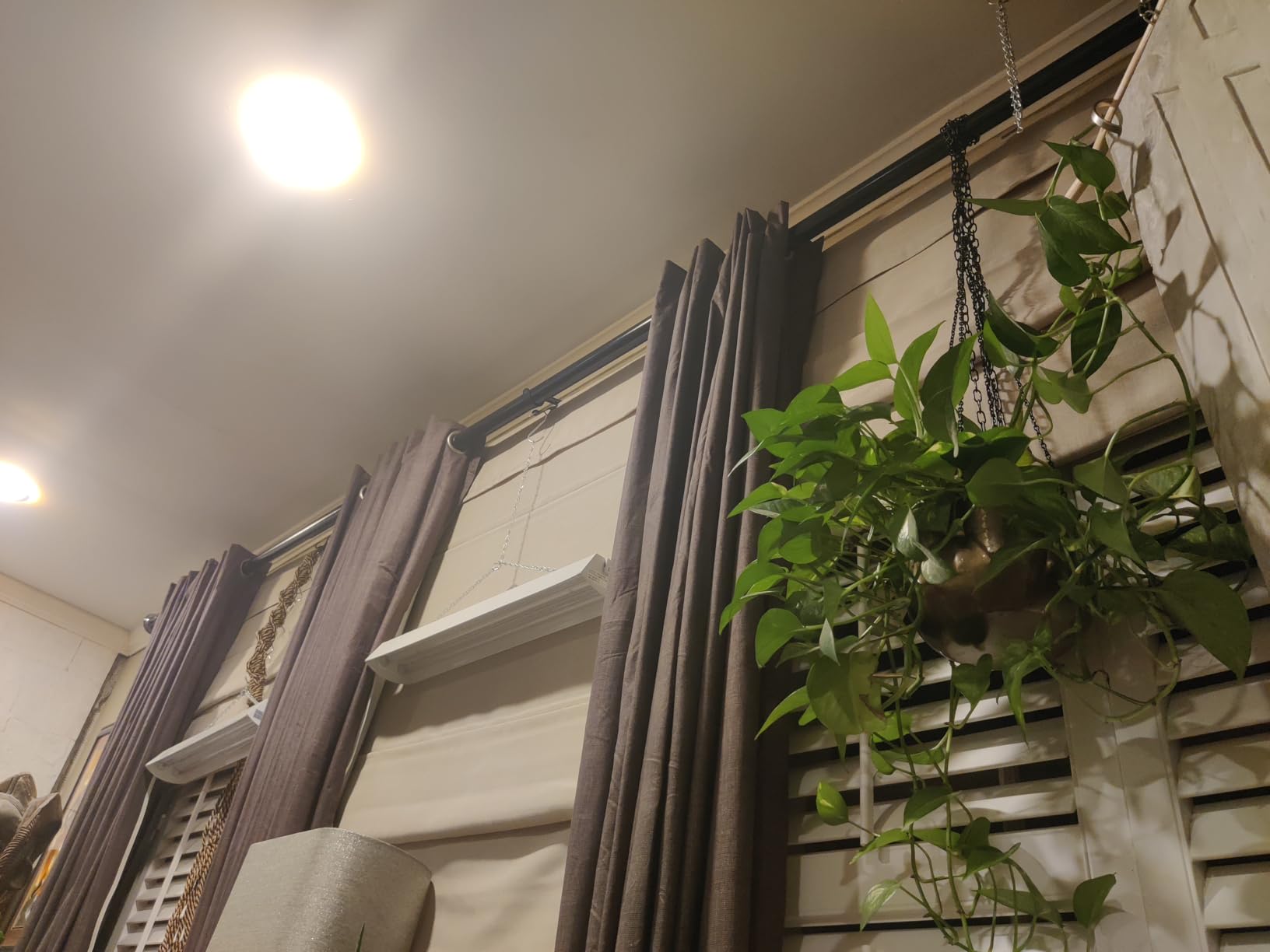 Chicology Cordless Roman Window Shade, Belgian Flax, 30