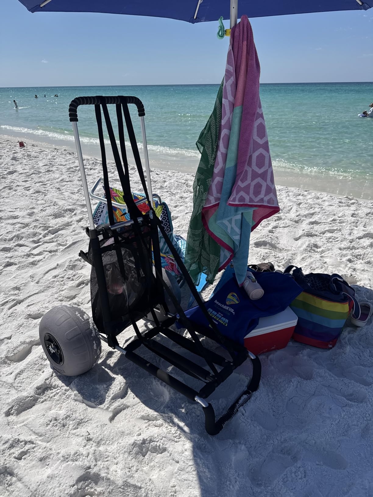 VEVOR Beach Dolly with Big Wheels for Sand, 29.9
