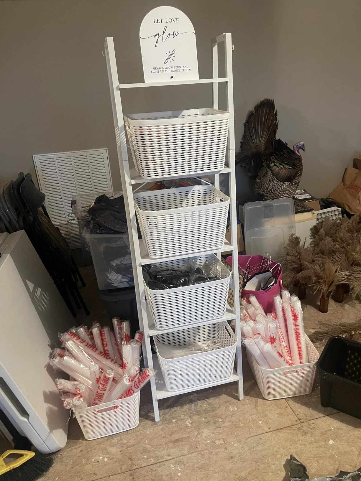 Hzuaneri Ladder Shelf, Bookshelf, Freestanding Corner Storage Shelf customer photo 1