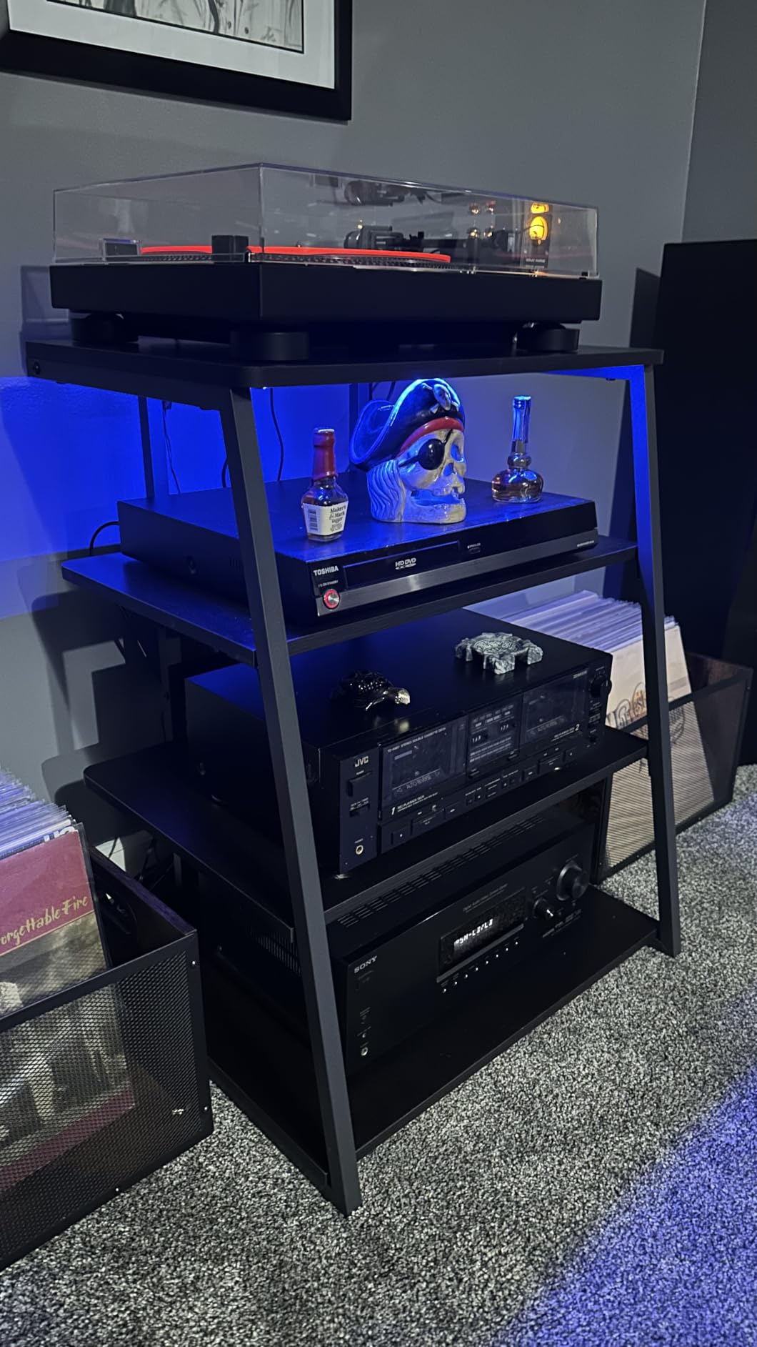 Armocity AV Media Stand, Stereo Stands and Racks Small Entertainment Center customer photo 1
