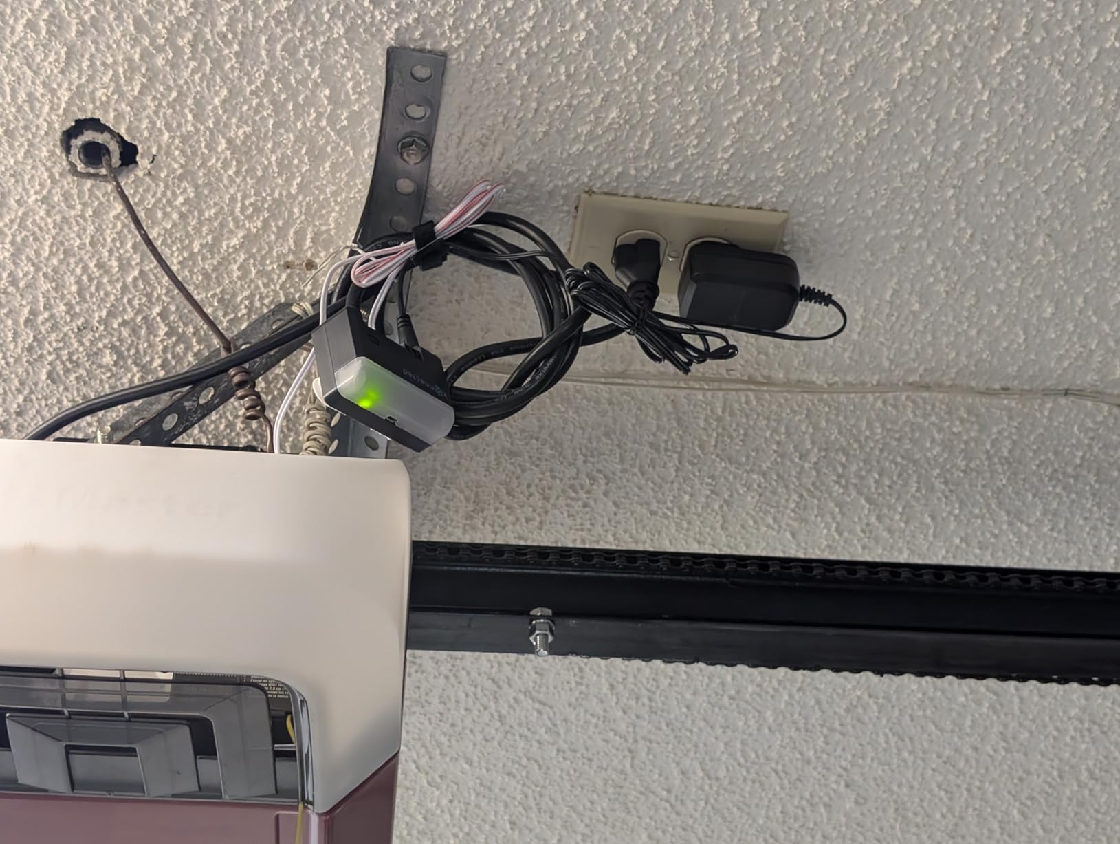 Konnected Smart Garage Door Opener blaQ - Works with Chamberlain/Liftmaster Security+ Openers - Local myQ Alternative - Alexa, SmartThings, Home Assistant, Hubitat, Control4, HomeSeer Integration customer photo 1