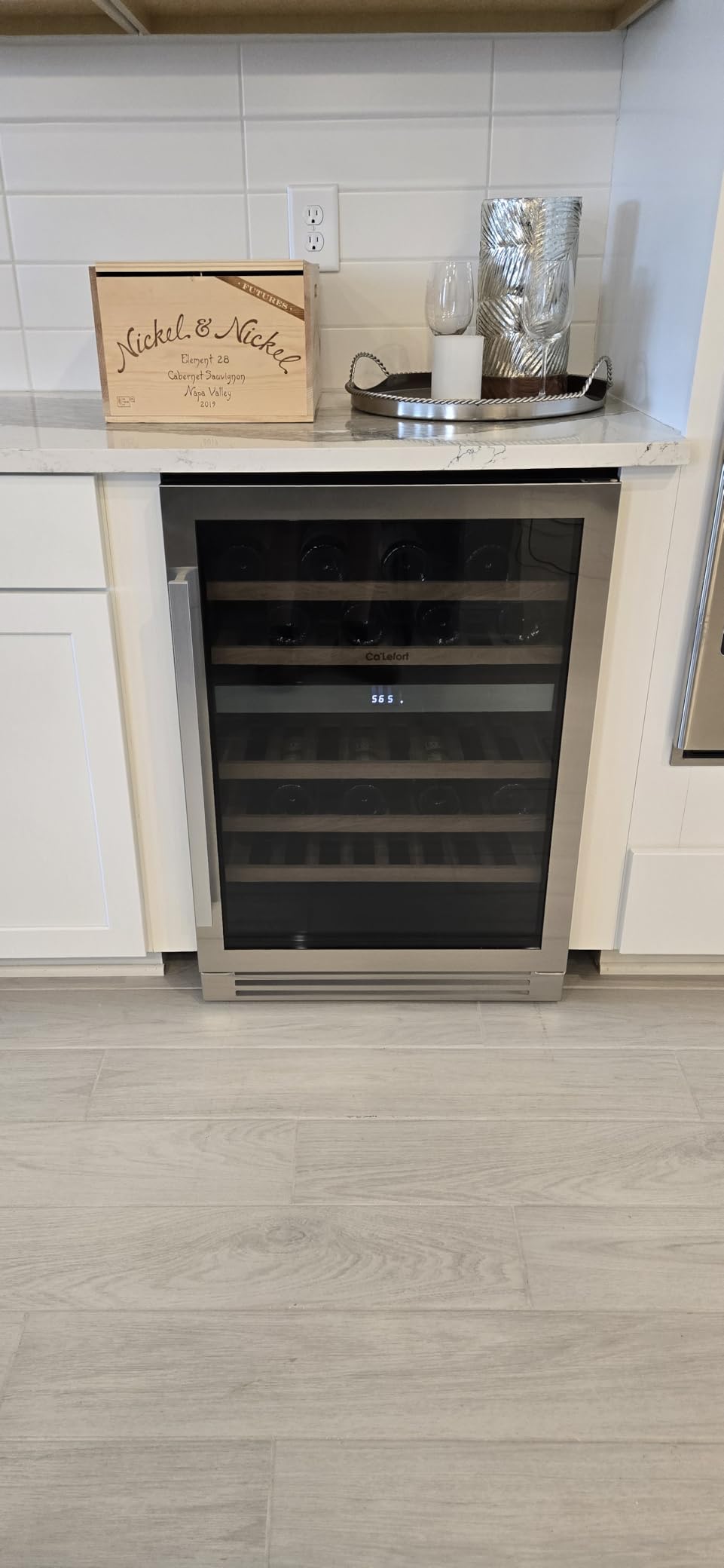 Ca'Lefort 24 Inch Wine Fridge, 61-Bottle Wine Cooler Refrigerator customer photo 2