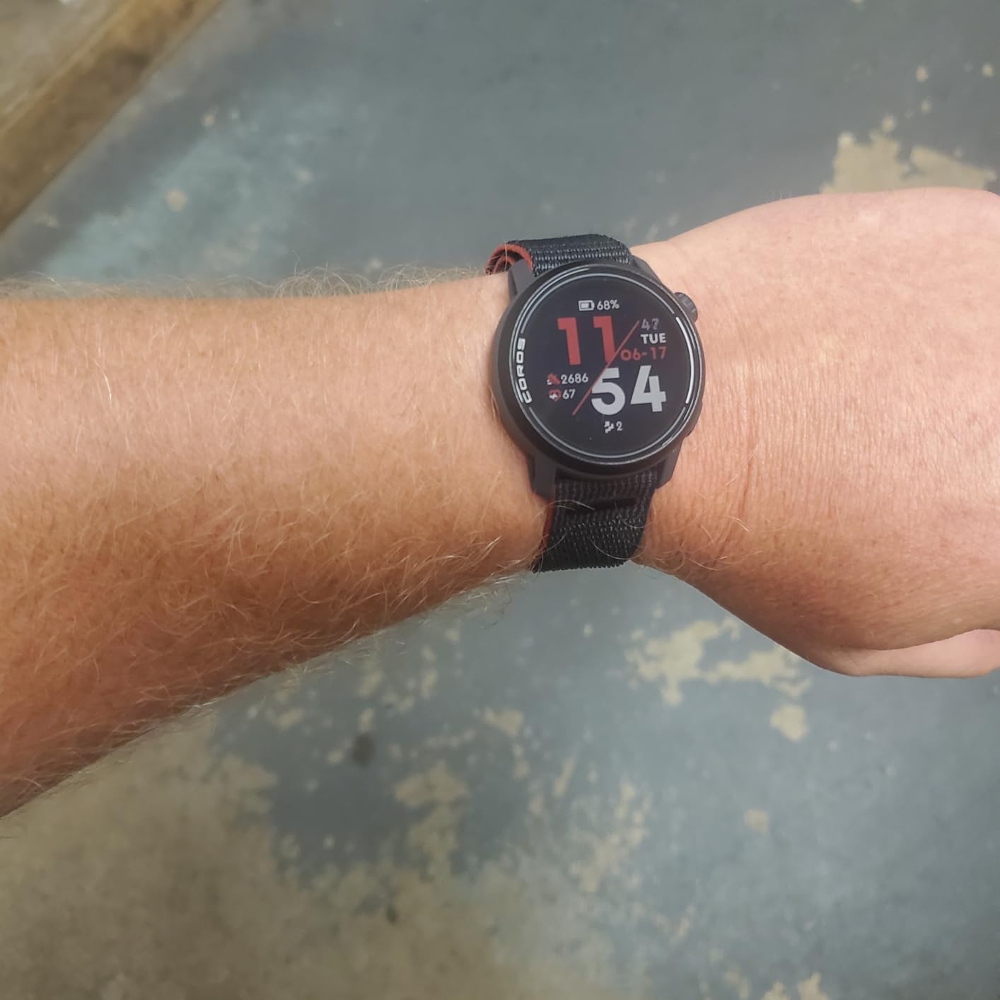 COROS PACE 3 GPS Sport Watch, Lightweight Running Watch - Chalk Nylon customer photo 1
