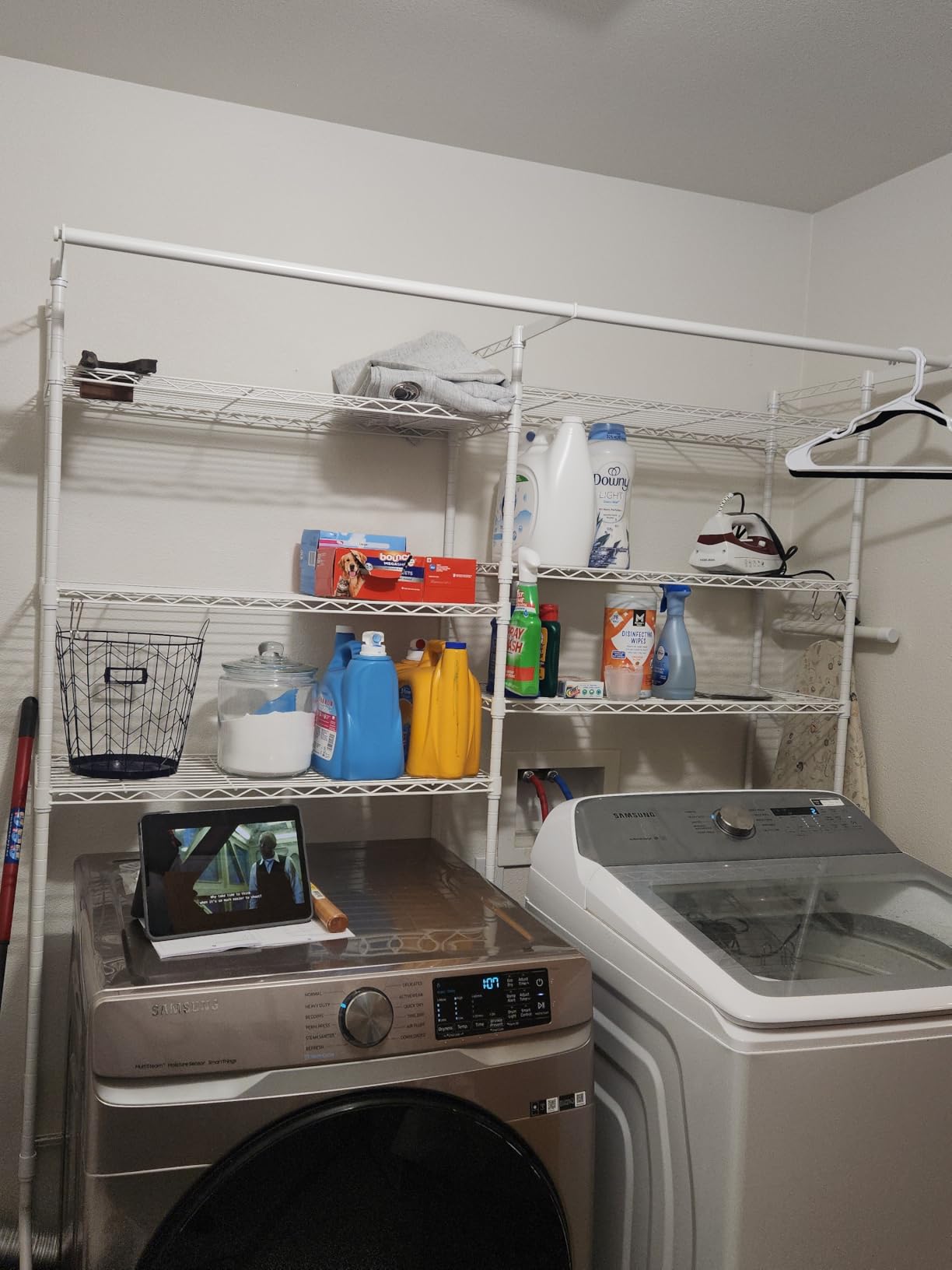 Ulif U13 Over Washer and Dryer Storage Shelves, Laundry Room Standing Shelf customer photo 1