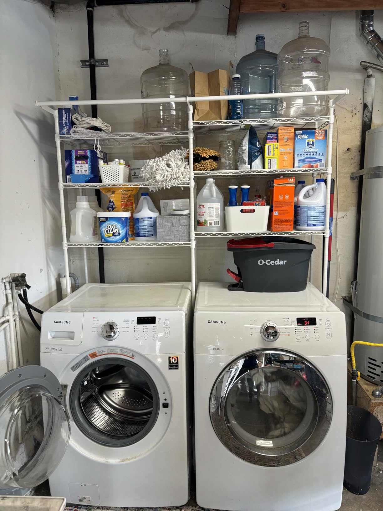 Ulif U13 Over Washer and Dryer Storage Shelves, Laundry Room Standing Shelf customer photo 2