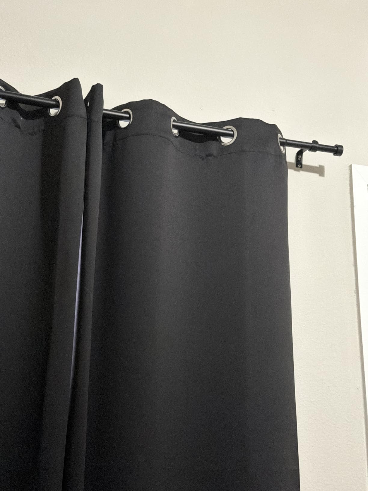 Black Curtain Rods for Windows 120 to 170 Inch(3-14 Feet),extra long drapery rod for large window,1