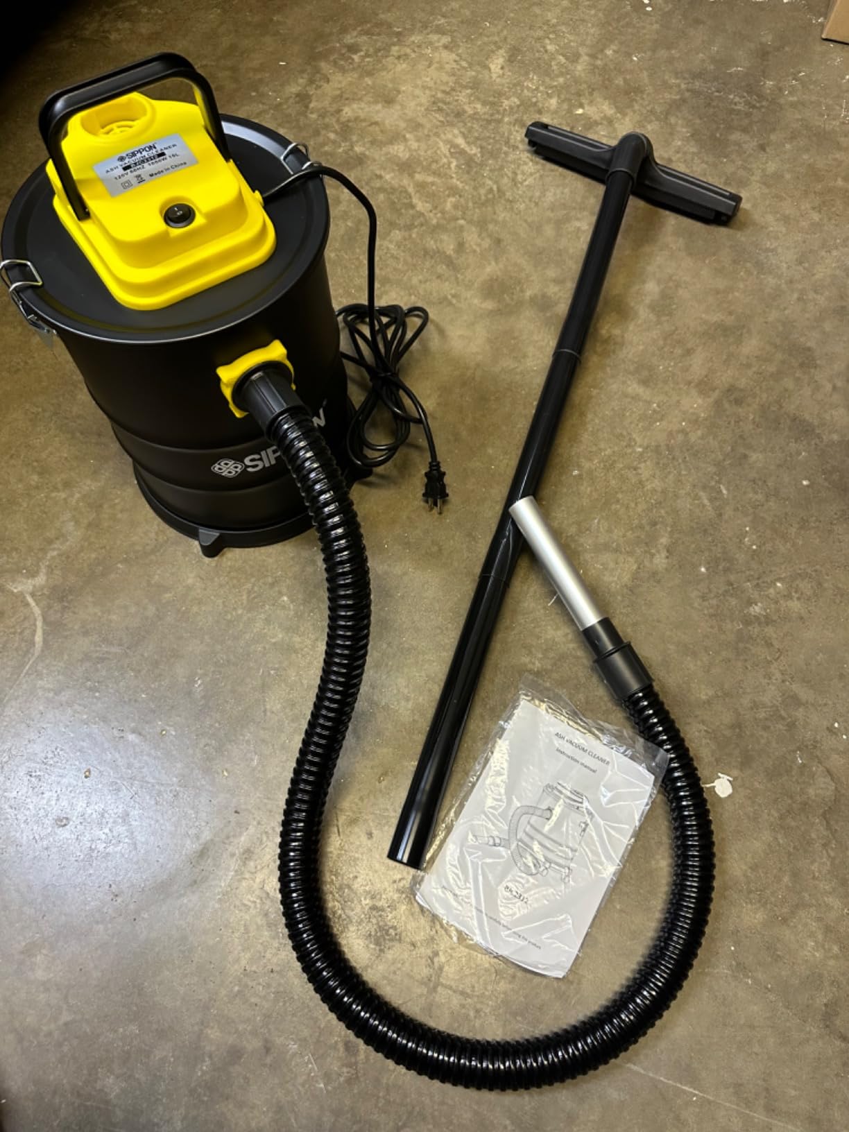 Ash Vacuum Cleaner, 800W 2.6 Gallon for Pellet Stove & Fireplace customer photo 1