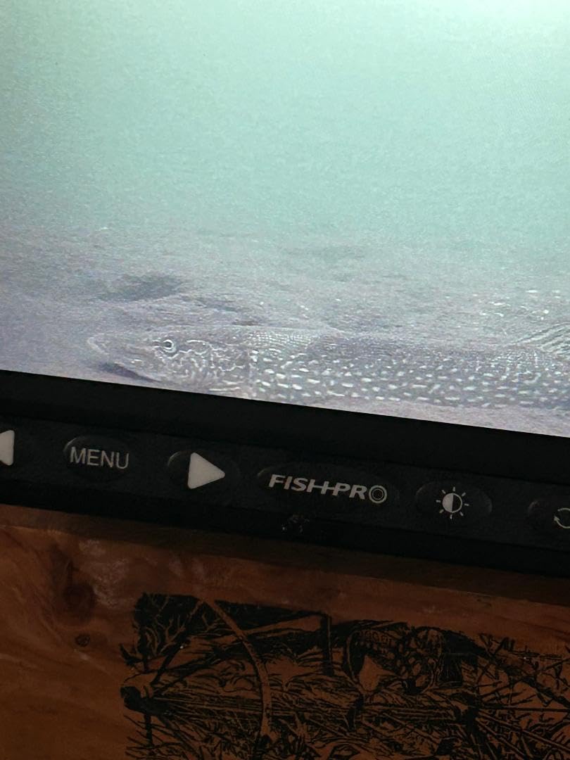 [FishPRO® 2026 Upgrade] NO.1 HD 1080P Underwater Fishing Camera 7'' IPS- w/10,000mAh (Ease to Use) N/DVR Ice Fishing Camera, Fish Finder Camera for Ice Lake Boat Fishing w/USB-C, LED+IR, 82ft customer photo 2