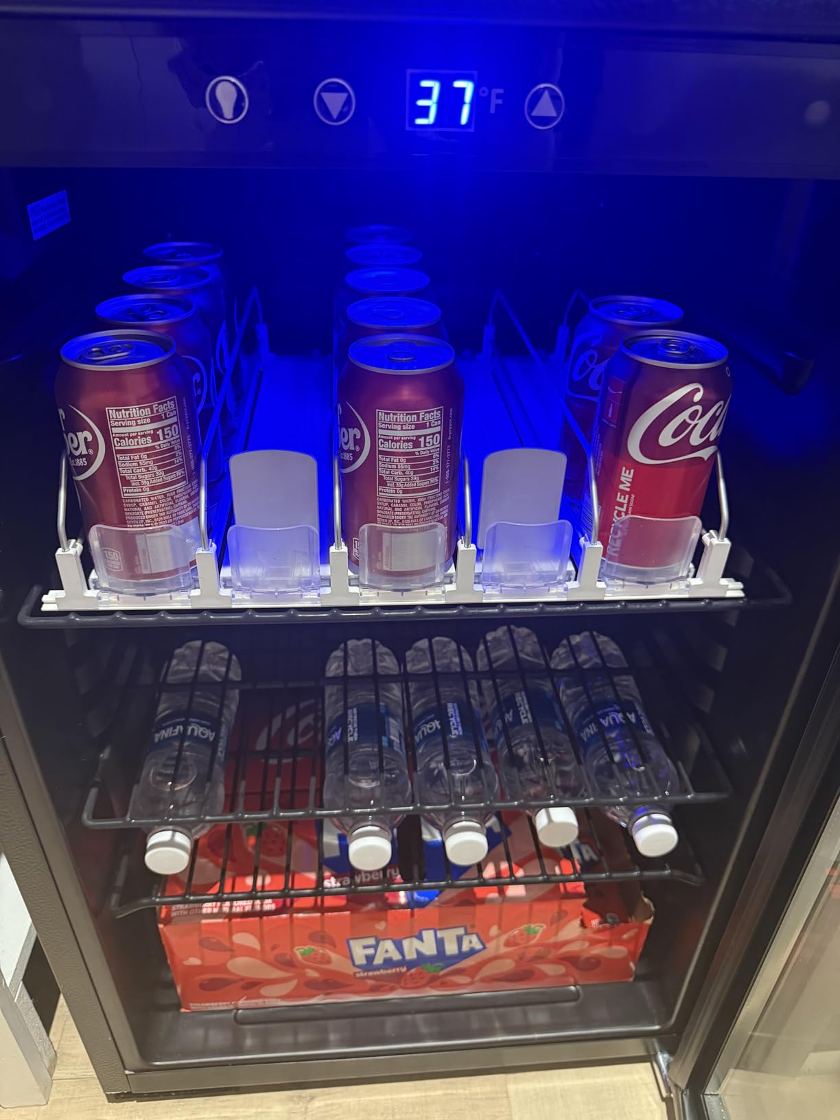 IBORING Drink Organizer for Fridge,Holds up to 25 Cans customer photo 2