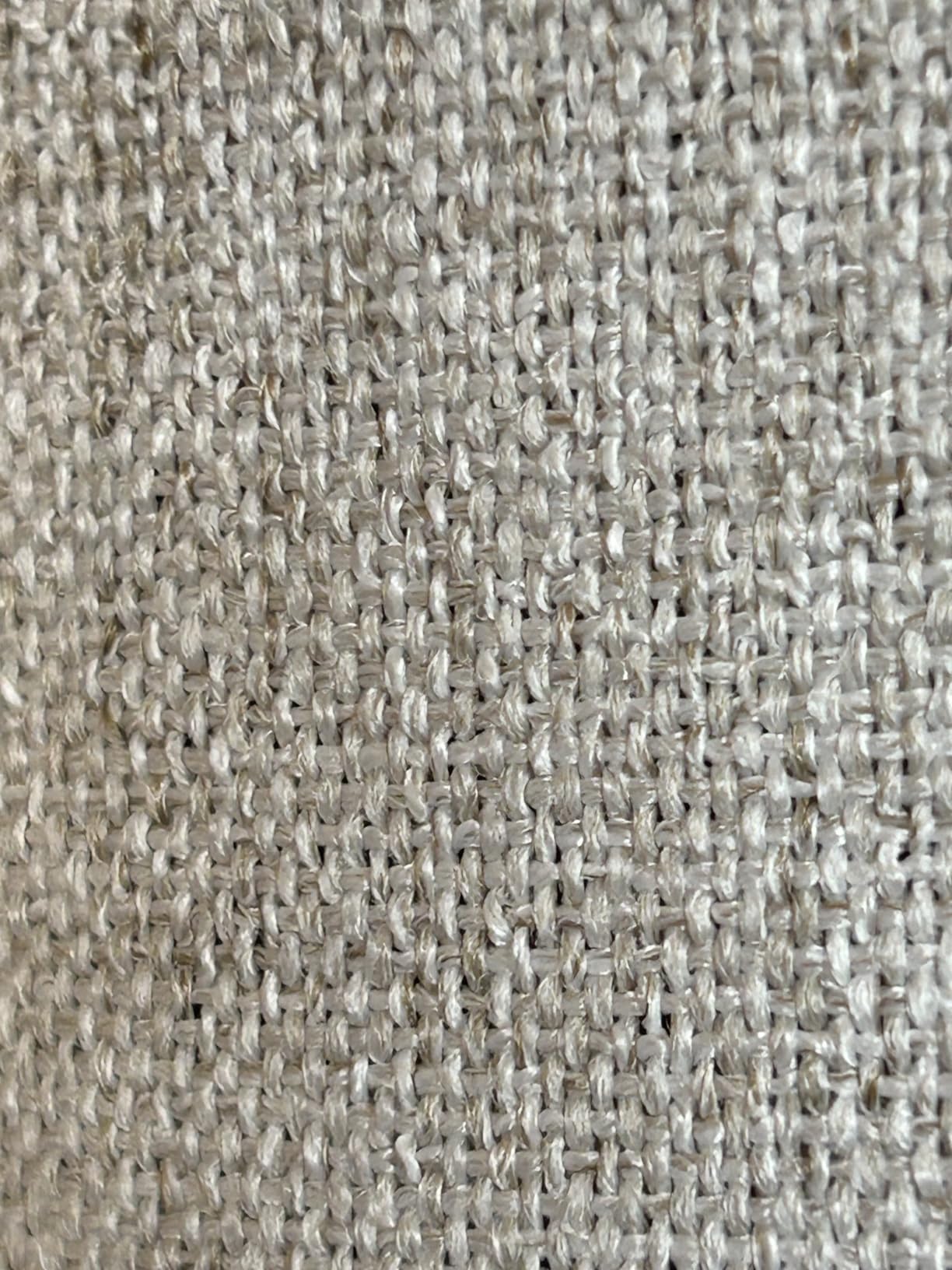 Pinch Pleat Thick Linen Viral Curtains 84 Inch Length 2 Panels Set for Living Room,Cream Beige Neutral Pleated Semi Sheer Curtain Light Filtering Privacy Let Light in Bedroom Window Drapes 40