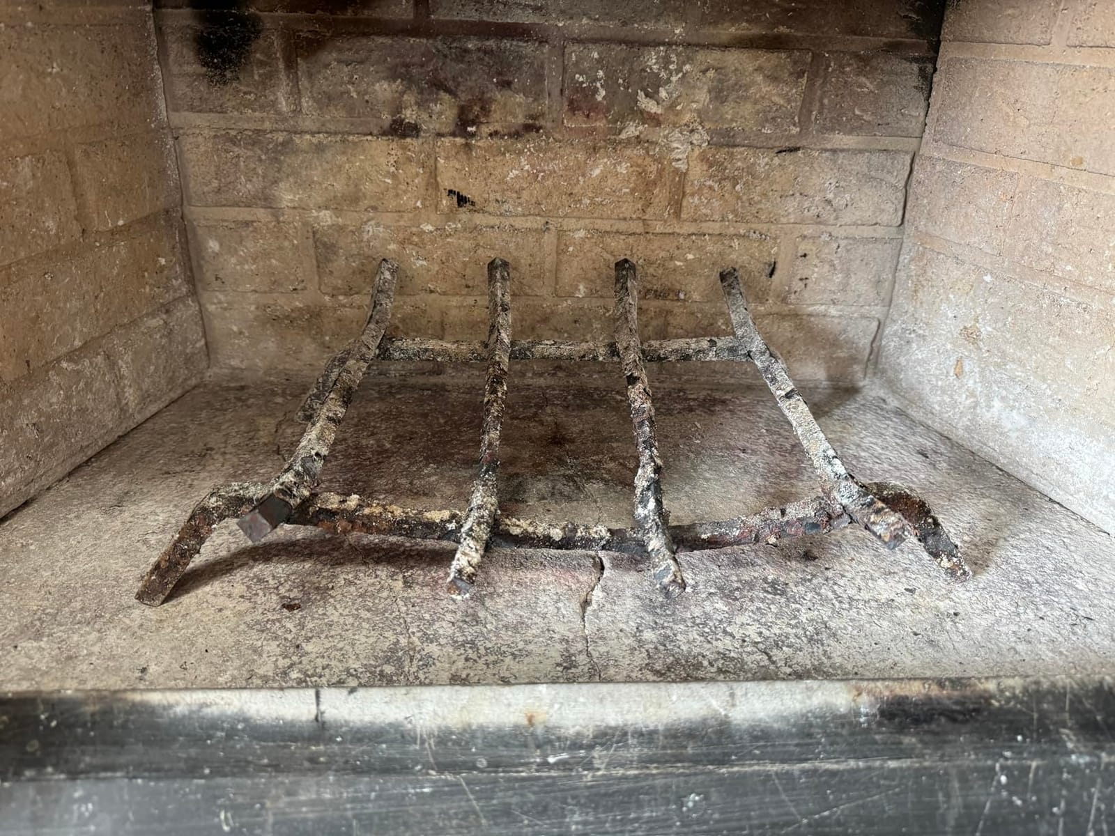 Good GAIN Fireplace Grate 30in Heavy Duty w/Ember Retainer,Fire Log Holder customer photo 1