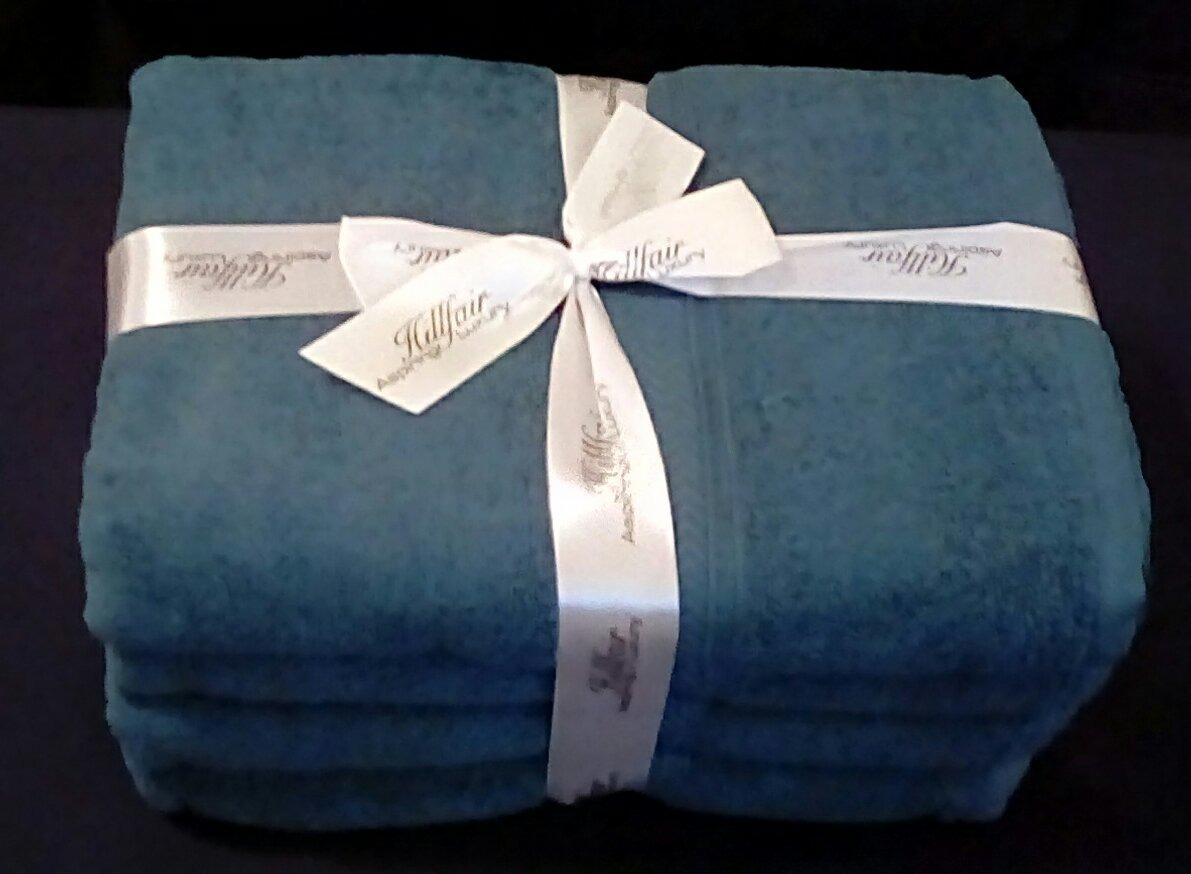 HILLFAIR 100% Cotton 2 Pc XXL Oversized Bath Towel Set 40