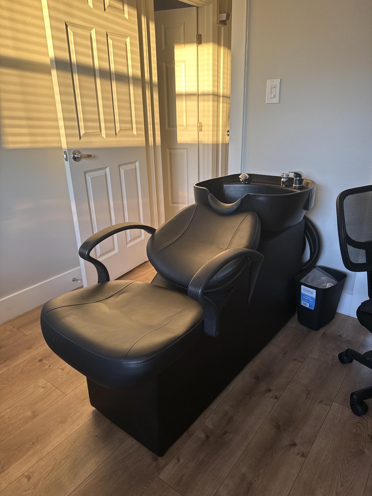 ABS Plastic Shampoo Bowl Chair,Barber Backwash Chair, Hair washing station for Spa Beauty Salon customer photo 2