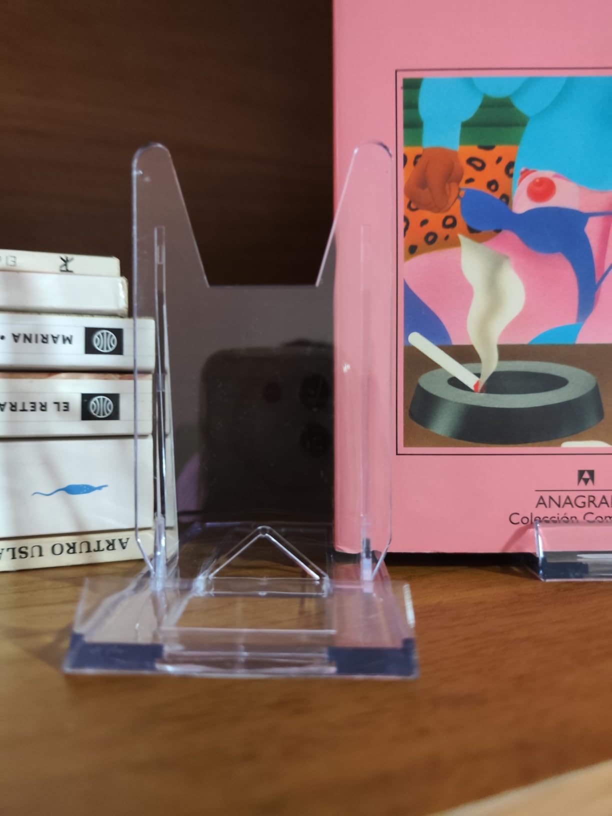 12 Pack Acrylic Book Stand for Display Adjustable, 4.2in H customer photo 1