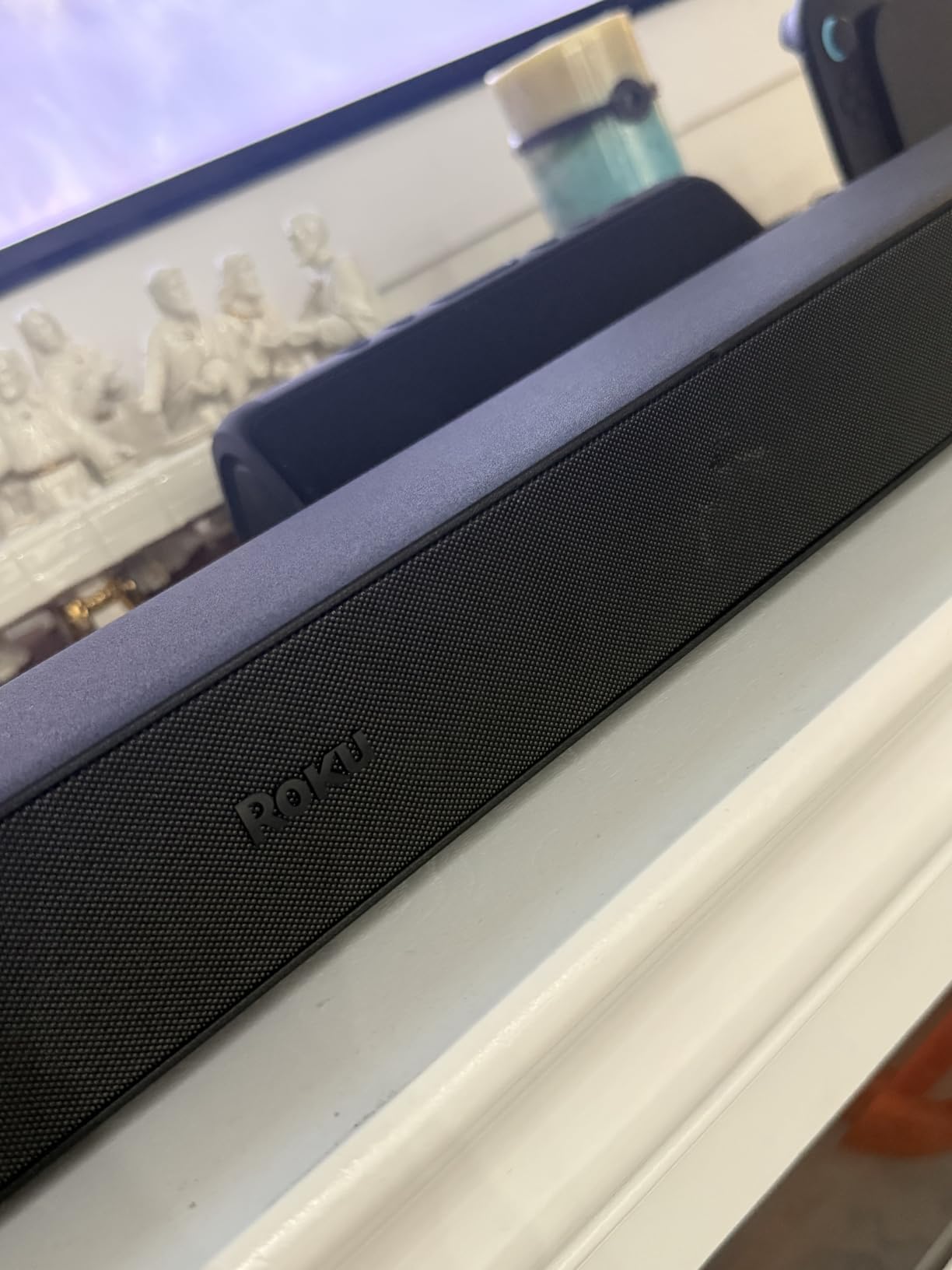 Roku TV Wireless Soundbar 2023 | Soundbar Exclusively for RokuTV with Enhanced Stereo Sound, Clear Dialogue, and Simple Wireless Setup,Black (Renewed) customer photo 1