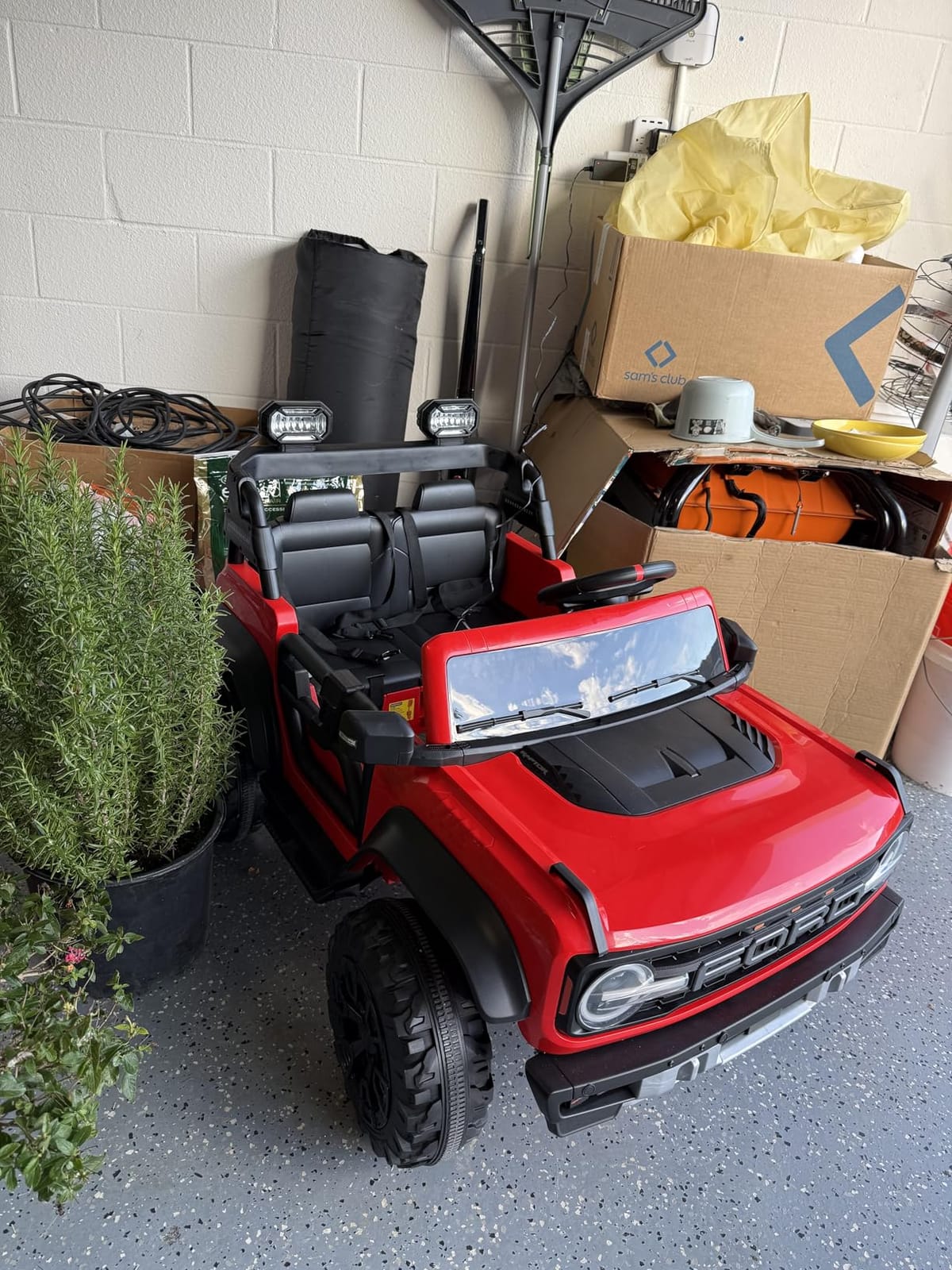 First Ride On 24V Ride on Toys for Big Kids, Licensed Ford Bronco Raptor 2 Seater Ride on Cars with Remote Control, Ride on Truck w/ 4-Wheeler Suspension, 3 Speeds, Led Lights, Bluetooth (24V, Pink) customer photo 1