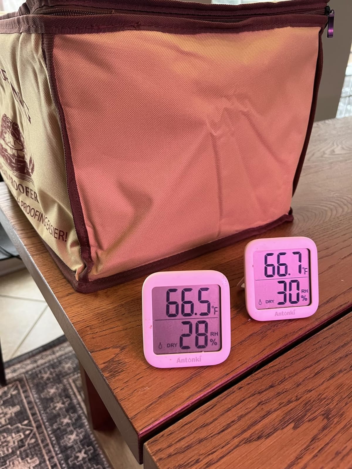 Bread Proofer Warming Box with Temperature Timer Control Metal Rack customer photo 2