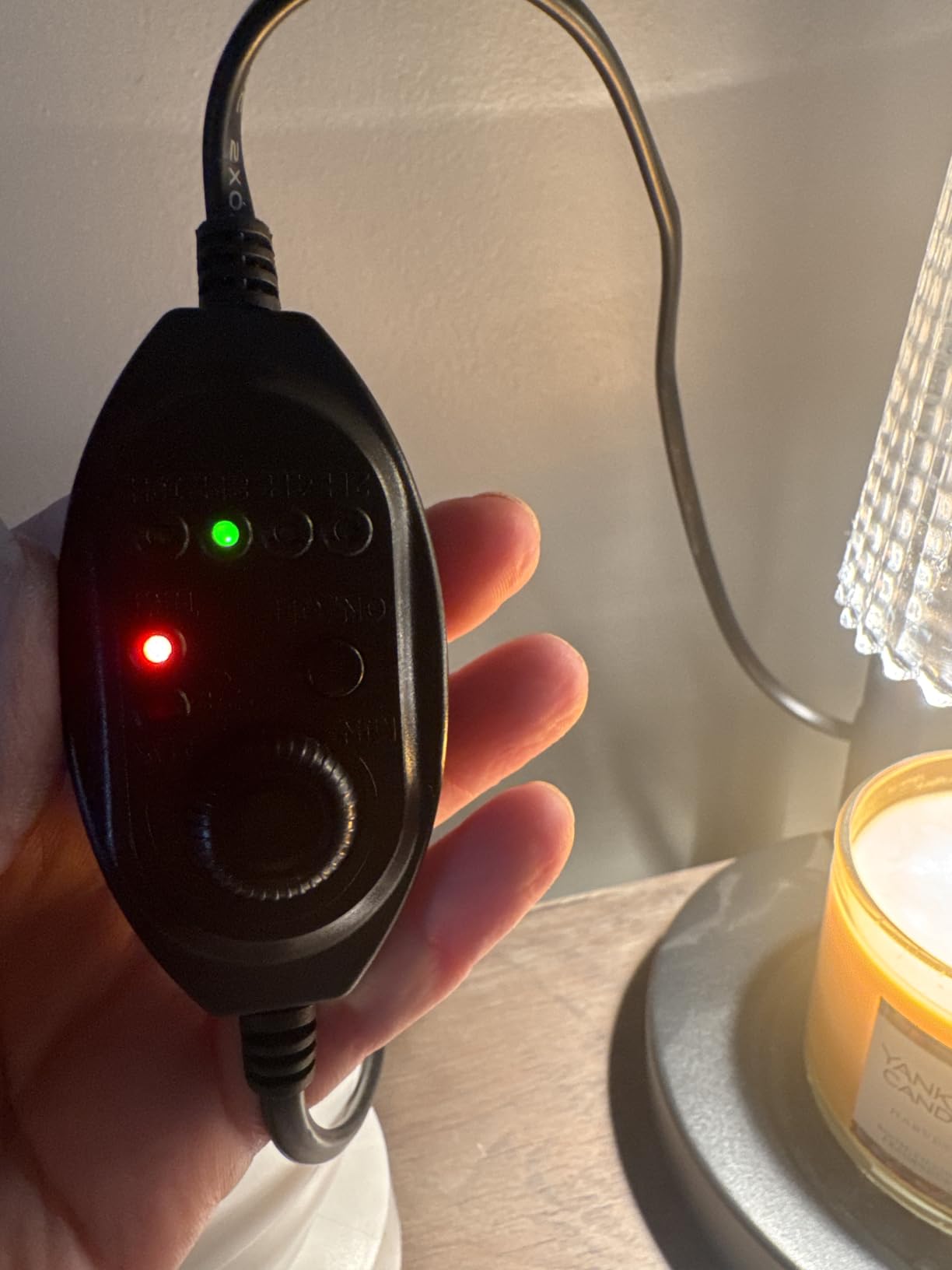 Gold Candle Warmer Lamp with 24h Cycle Timer, Dimmable Wax Melt Warmer customer photo 1