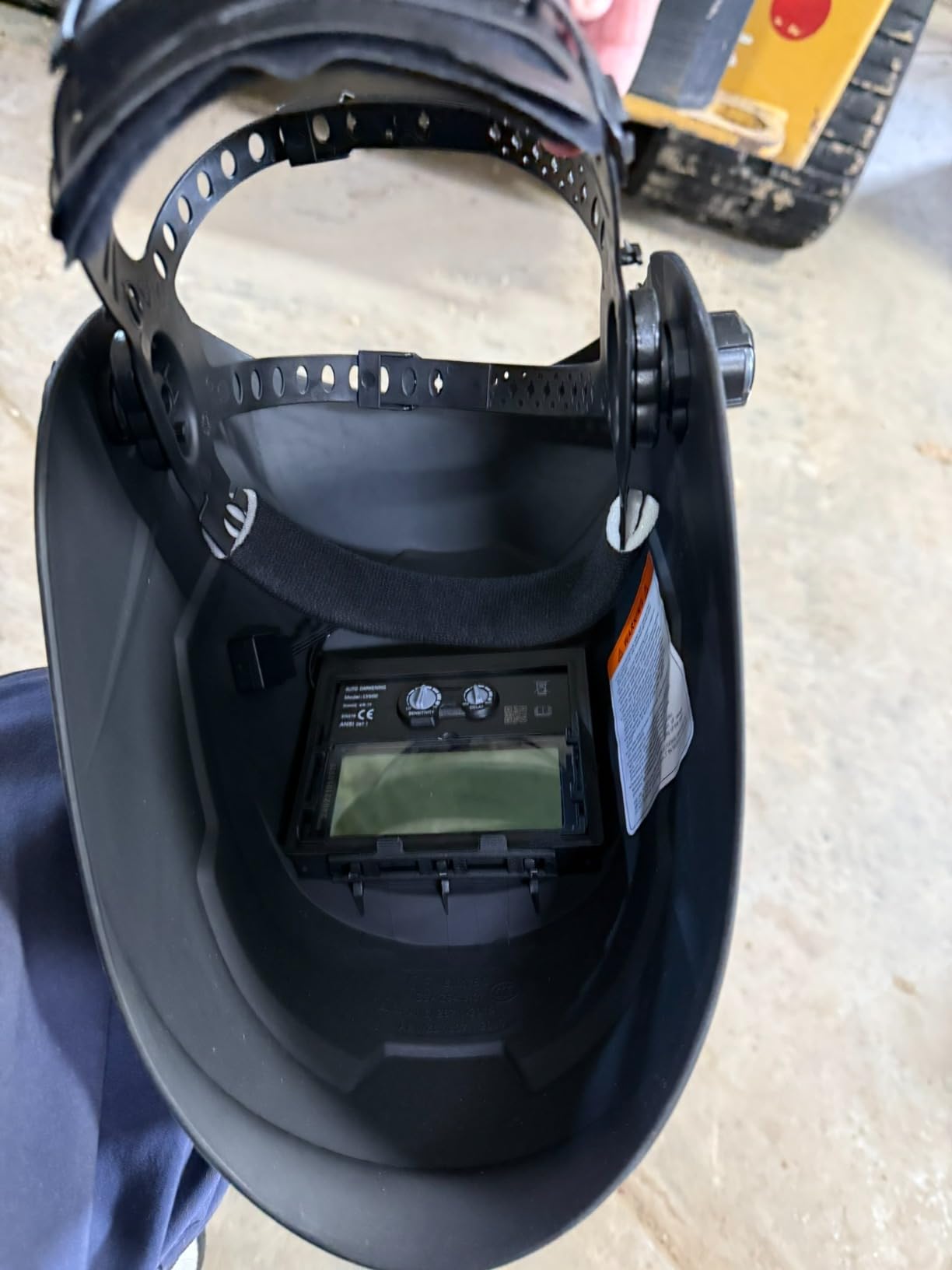 True Color Solar Powered Auto Darkening Welding Helmet, Wide Shade 4/9-13 for TIG MIG ARC Welder Mask Hood customer photo 2