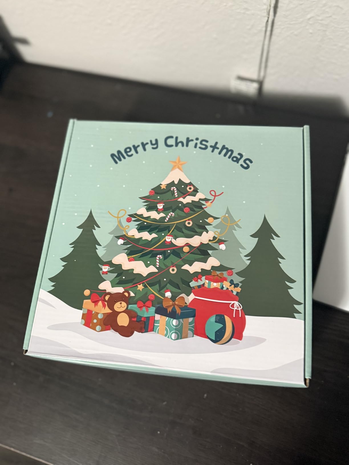BRILLIHOOD DIY Wall Mounted Christmas Trees with LED RGB Light, Kids Toys Wall Hanging Christmas Tree, Space-Saving Christmas Decor Ideas for Small Space Home Holiday Decoration customer photo 2