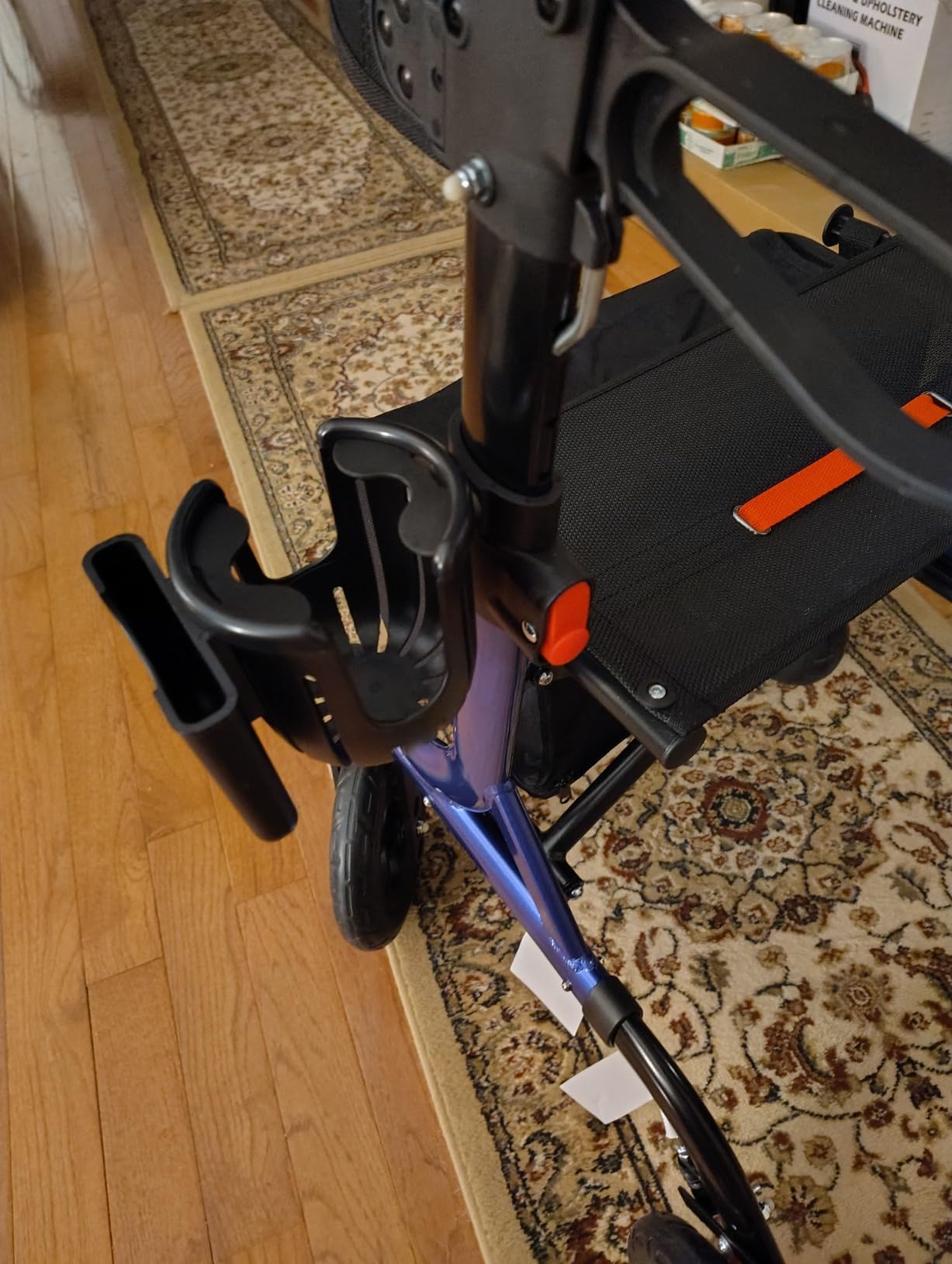 MAXWALK Foldable Rollator Walker for Seniors with Seat, 10
