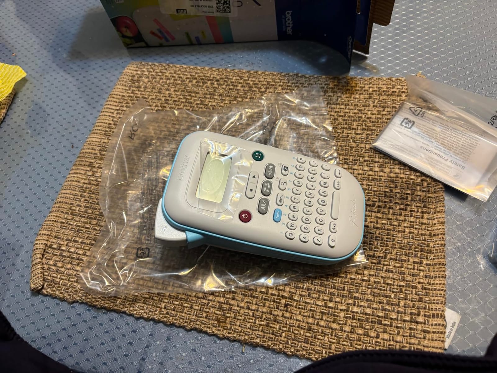 Brother P-Touch PT-N10 Personal Handheld Label Maker, Portable and Prints, P-Touch Btag ~½” (12mm) Wide Color Personalized Label Tapes, customer photo 1