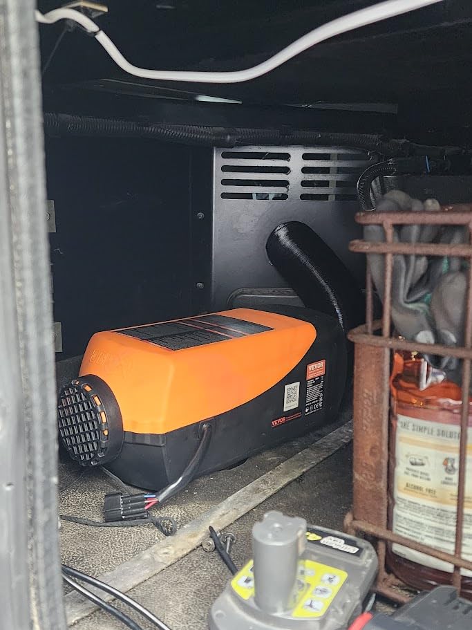 VEVOR 8KW Diesel Air Heater with Muffler, 12V with Remote Control and LCD Switch for Vehicles, Trucks, Motorhomes, Boats, and Buses customer photo 1