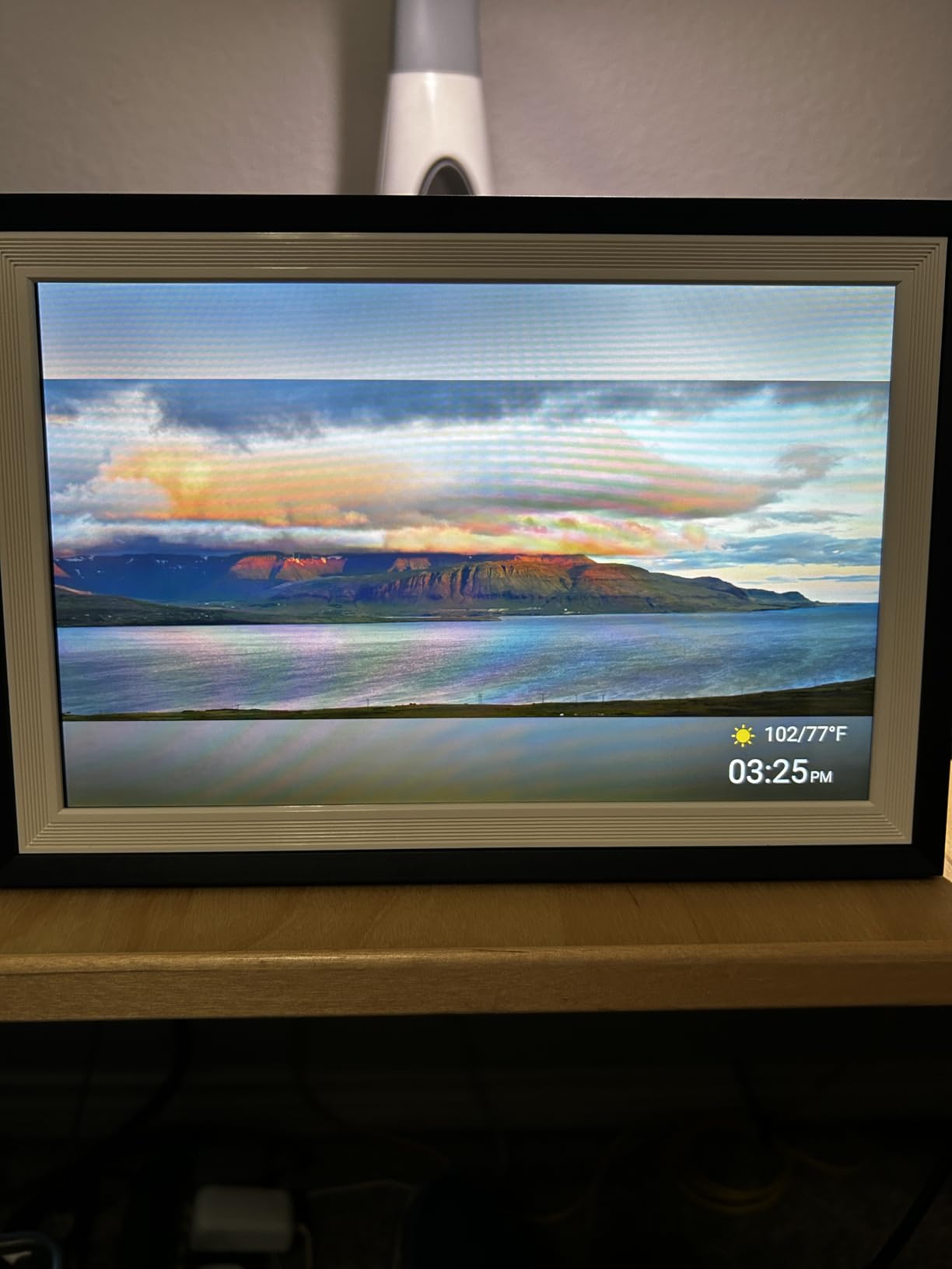 RCA 10.1” WiFi Digital Picture Frame, Electronic Photo Frames 32GB Storage, HD IPS Touch Screen WiFi Frame/Auto Rotate/Wall Mounted, Easy Setup in Uhale App to Share Photo/Video Anytime (Black) customer photo 1
