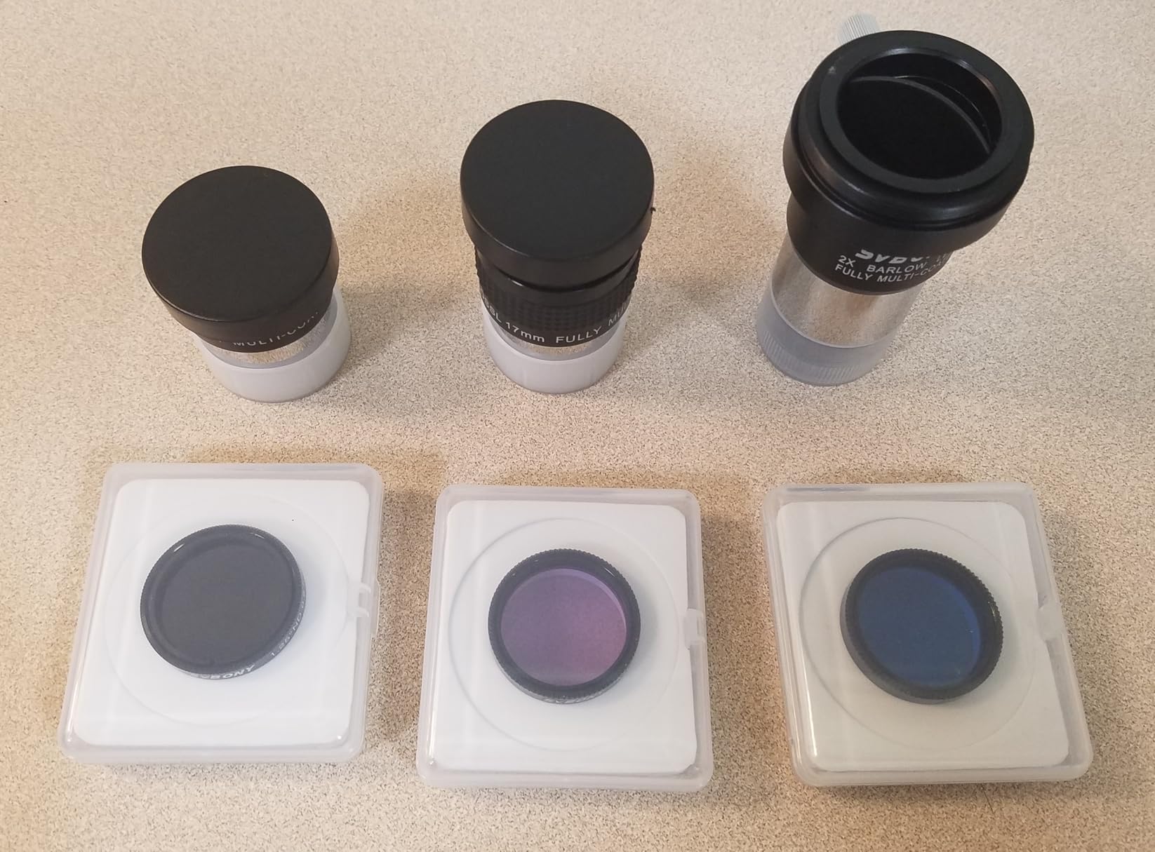 SVBONY SV233 Telescope Eyepiece Set,7-Piece Eyepiece & Filter Accessory Kit customer photo 1