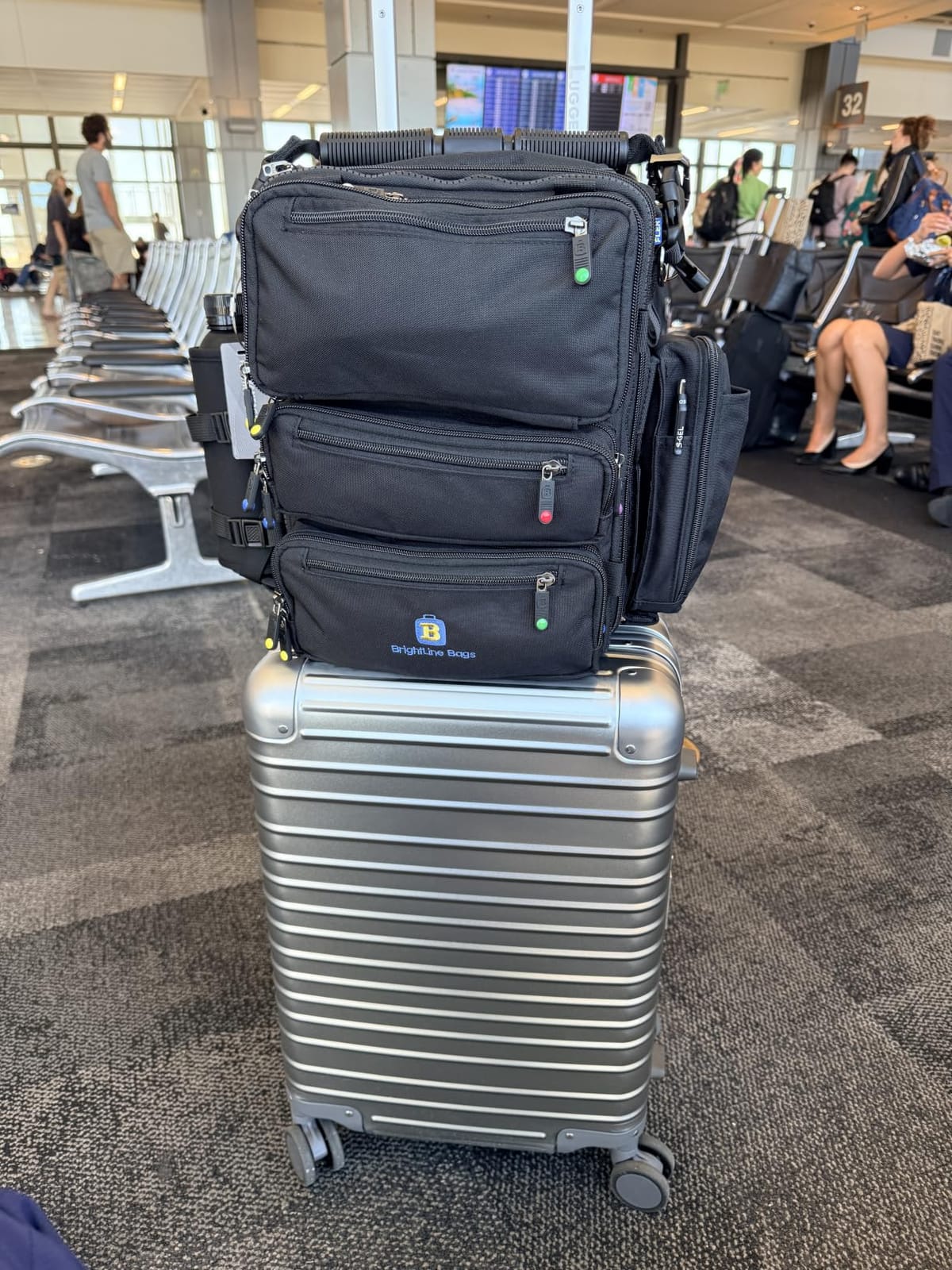 LUGGEX All Aluminum Carry On Suitcase, Silver, 20