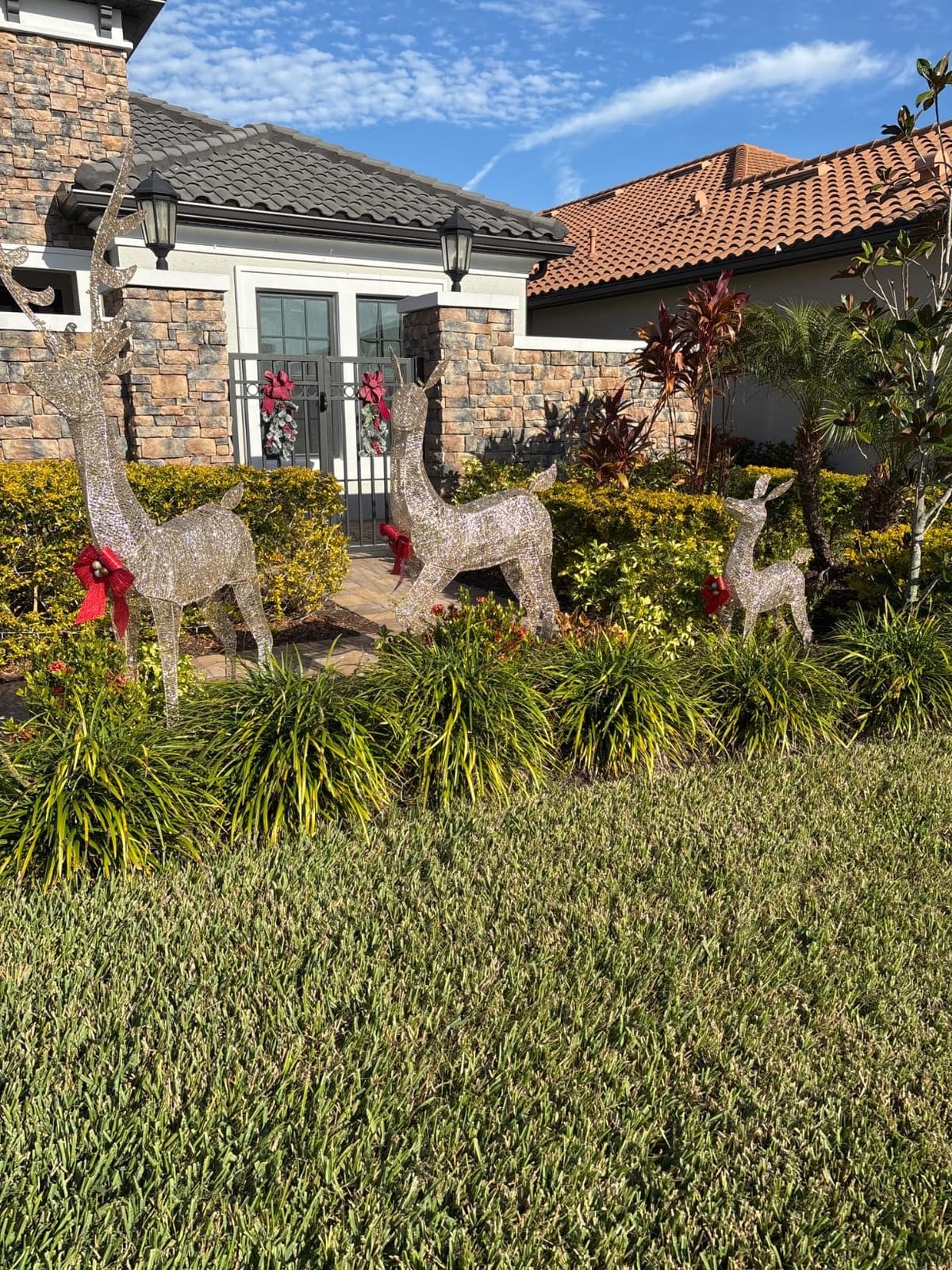 Best Choice Products 6.5ft 3-Piece Large Lighted Christmas Deer Family Set, Outdoor Yard Decoration with 385 LED Lights, Stakes, Zip Ties - Gold customer photo 1