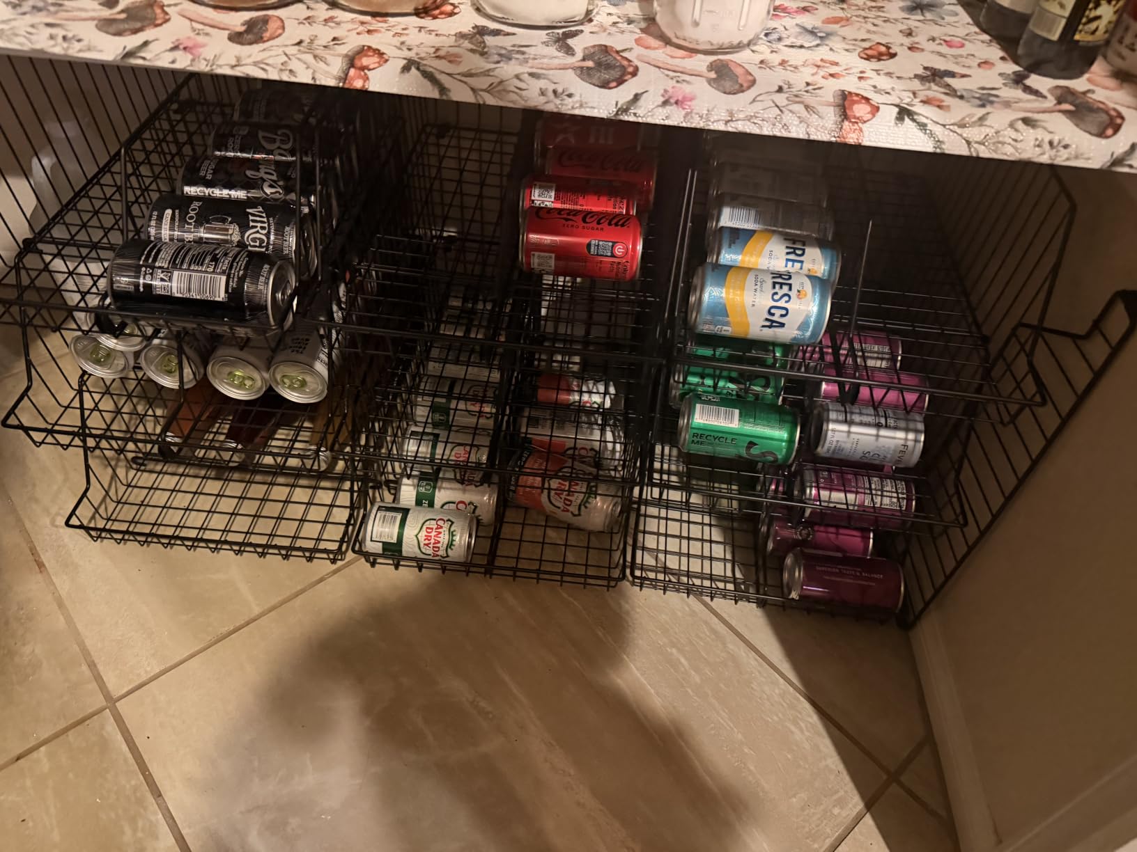 4-Tier Stackable Can Rack Organizer for Kitchen Pantry,Max Can Storage Holder,Durable Can Dispenser & Canned Goods Organizer for Fridge,Hold More 44 Cans, for Various Ounces of Canned Food Soda Drinks customer photo 1