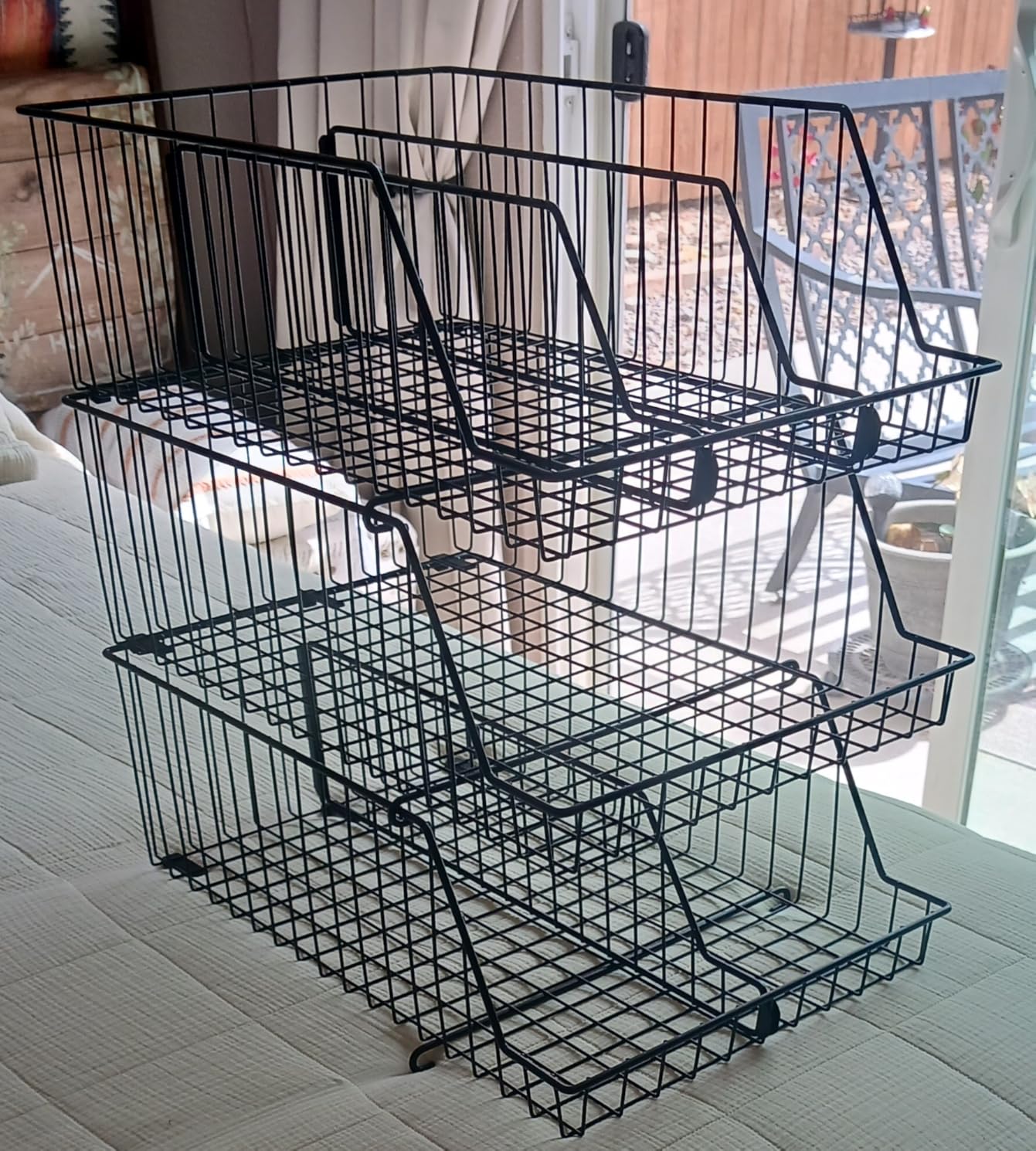 4-Tier Stackable Can Rack Organizer for Kitchen Pantry,Max Can Storage Holder,Durable Can Dispenser & Canned Goods Organizer for Fridge,Hold More 44 Cans, for Various Ounces of Canned Food Soda Drinks customer photo 2