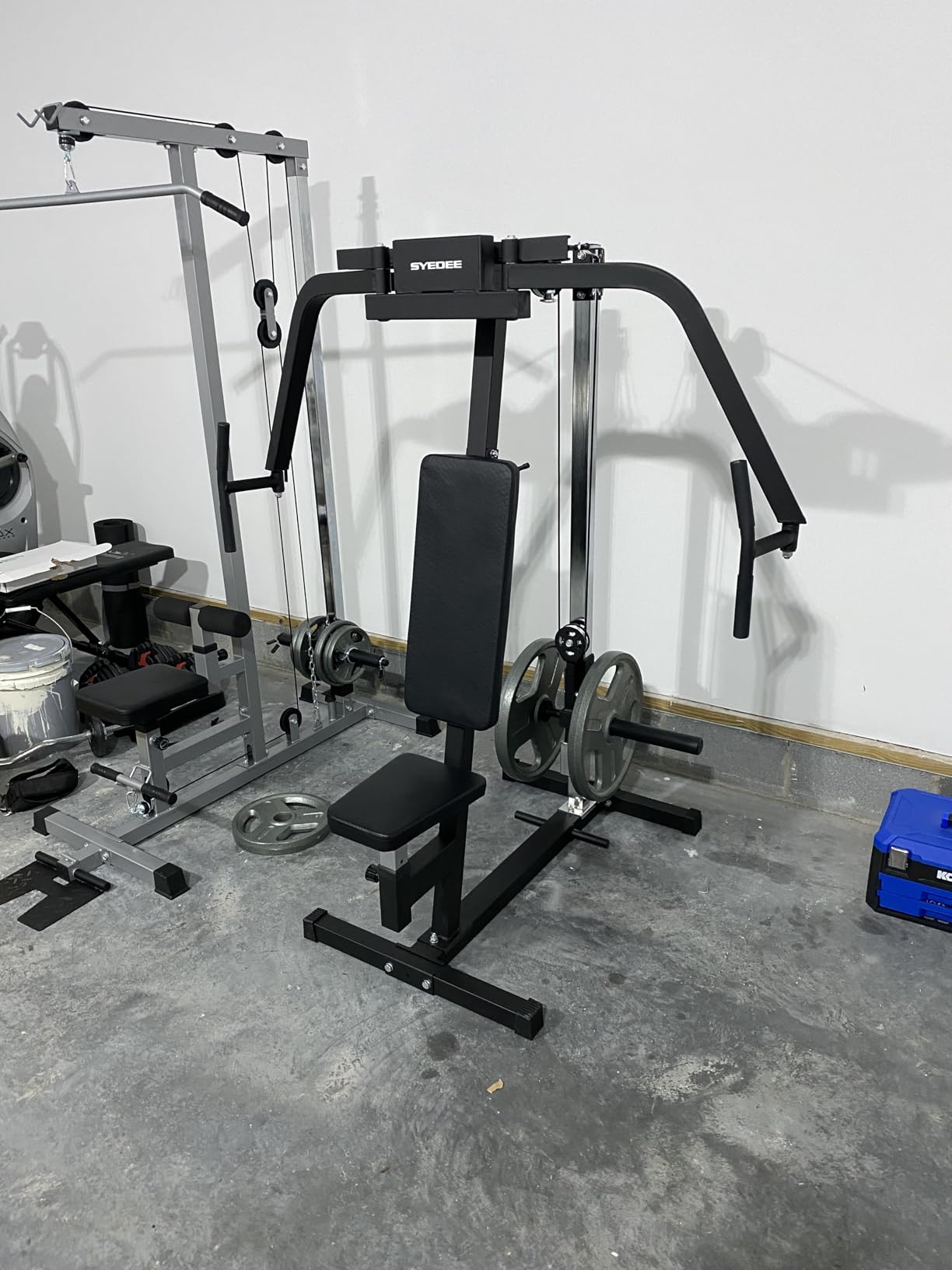 Mikolo Chest Fly Machine, PEC Fly and Reverse Delt Machine, 400 lbs Upper Body Specialty Machine for Pectoral and Rear Deltoid with Band Pegs, Chest, Back, and Shoulder Training for Home Gym customer photo 1