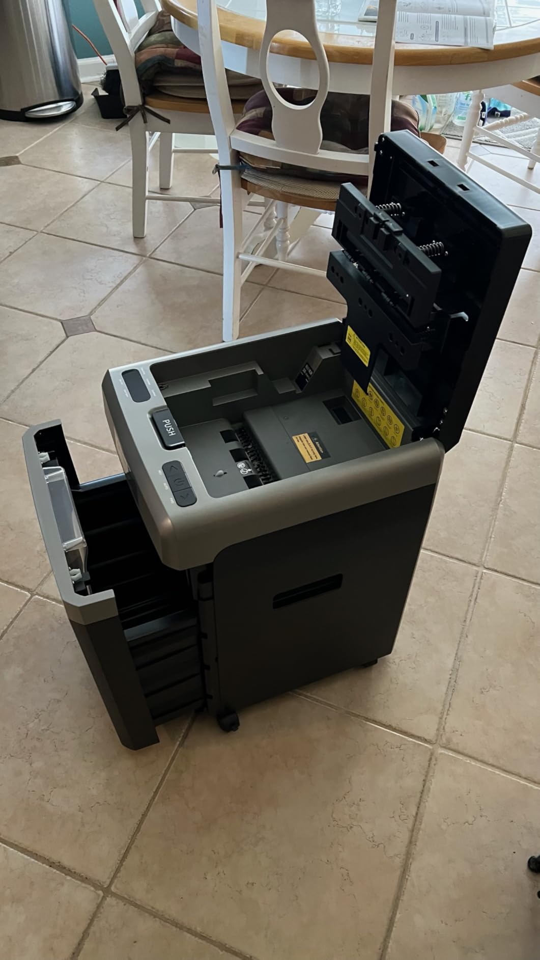 BONSEN 300-Sheet Auto Feed Micro Cut Heavy Duty Paper Shredder for Office customer photo 2