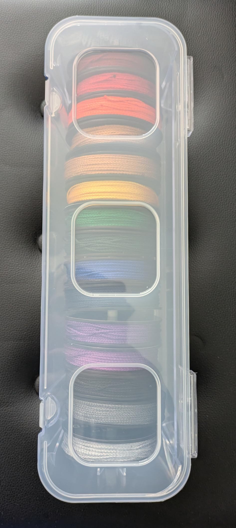 Ribbon Organizer Storage Clear Plastic Ribbon Holder for DIY, 1Pcs customer photo 2