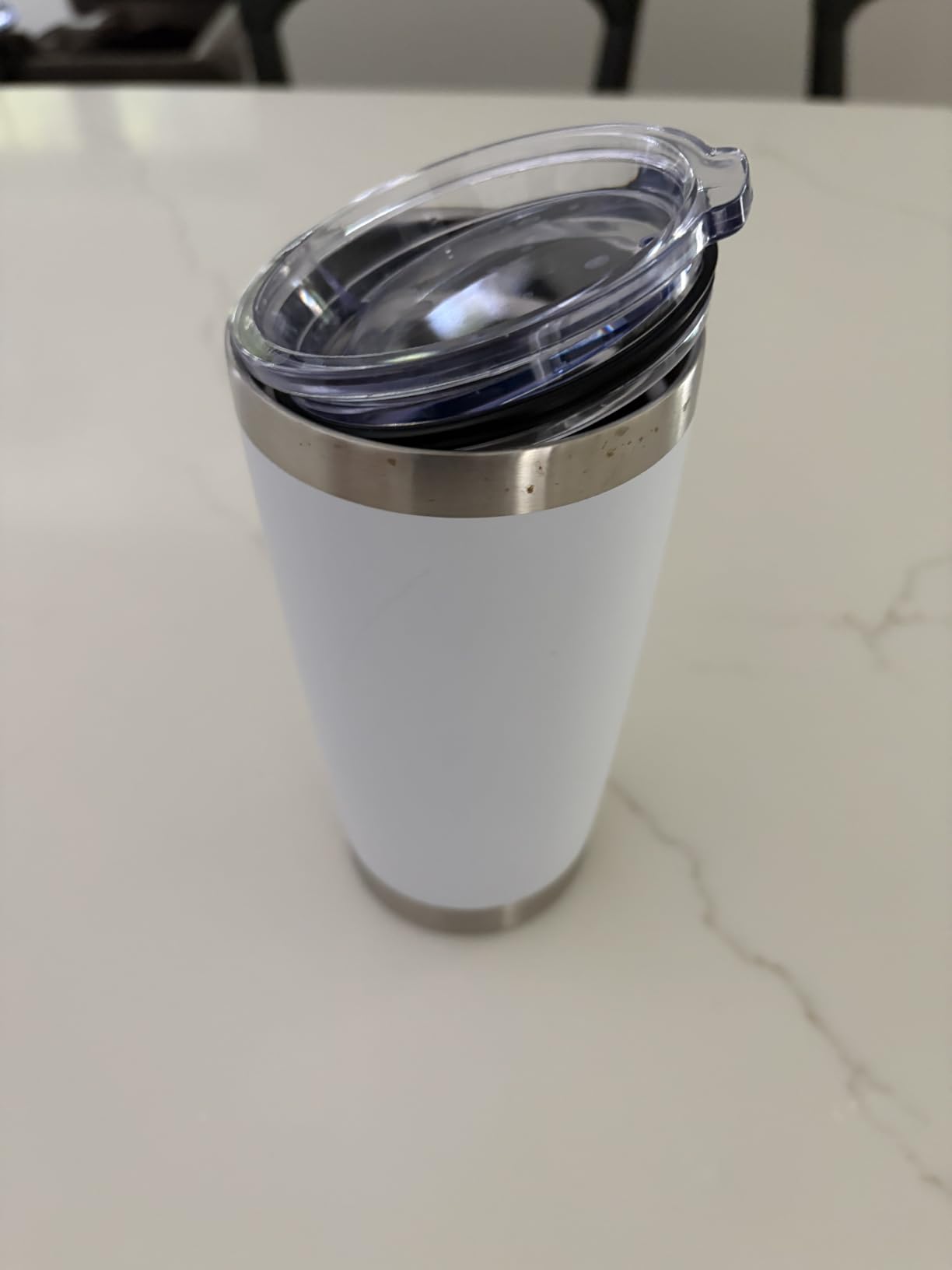 HASLE OUTFITTERS 20oz Stainless Steel Tumblers Bulk, Insulated Travel Cup with Lid, Double Wall Vacuum Coffee Mug for Cold & Hot Drinks 1 Pack, Royal Blue customer photo 1