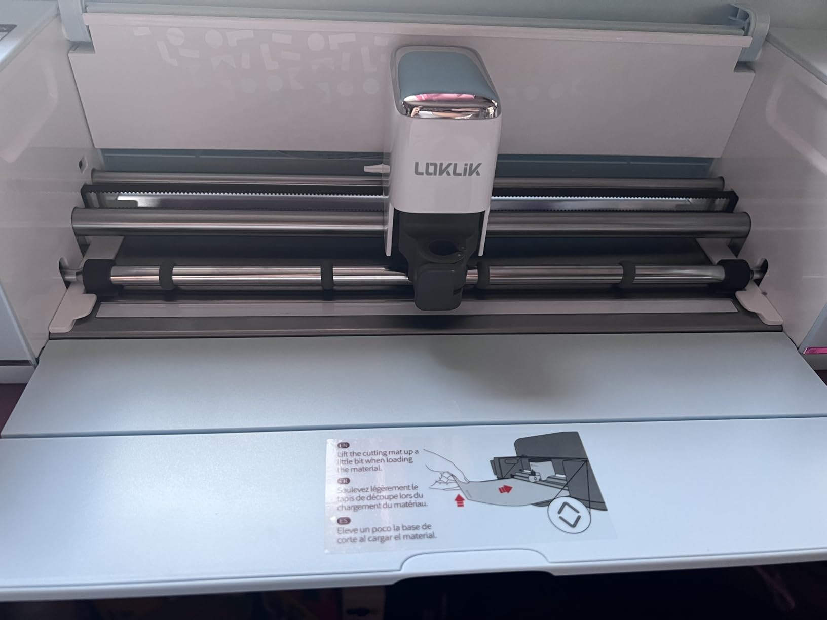 LOKLiK Cutting Machine 2 by HTVRONT - 5 in 1 Vinyl Cutter Machine with 5X Cutting Force, Cuts 100+ Materials, AI Painting, 13'' Smart Die Cutting Machine for All Crafts Cards 3D Arts Home Decor customer photo 1