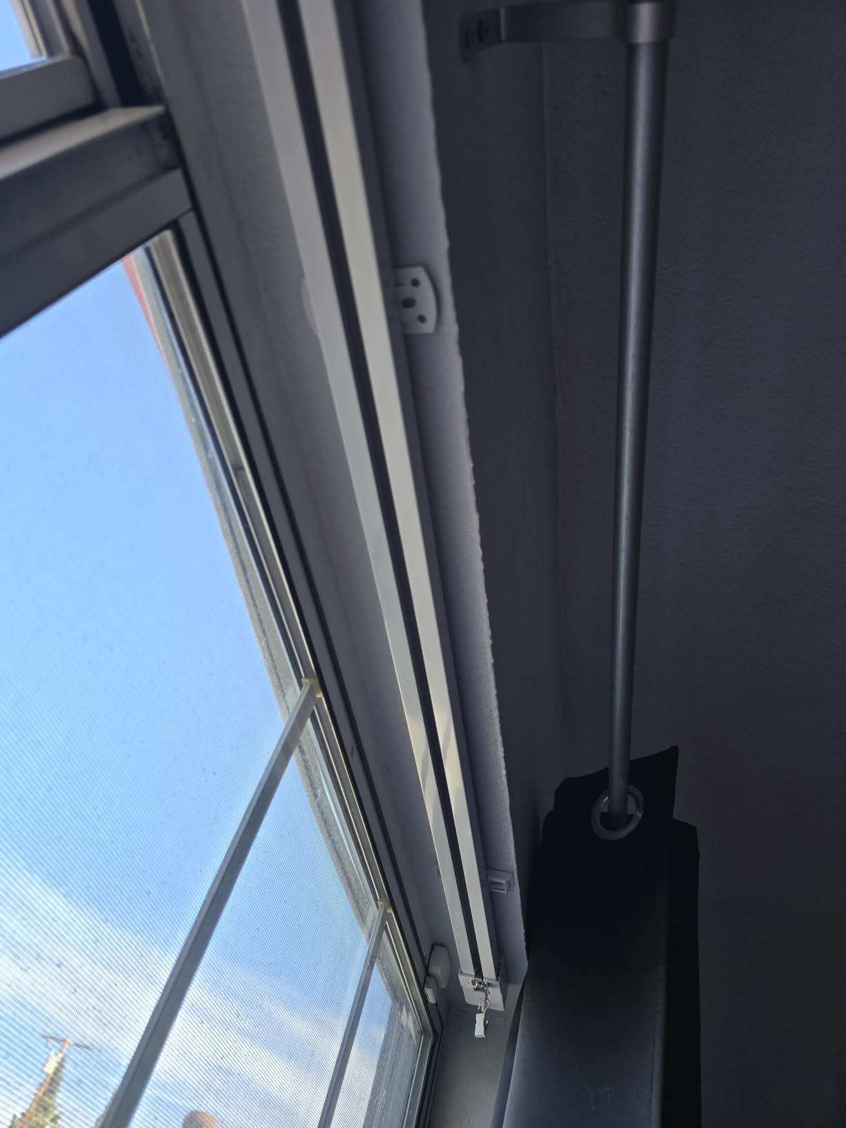 Smart Motorized Curtain Track, 71-130in, No Belt Cut, Alexa, Center Opening customer photo 2