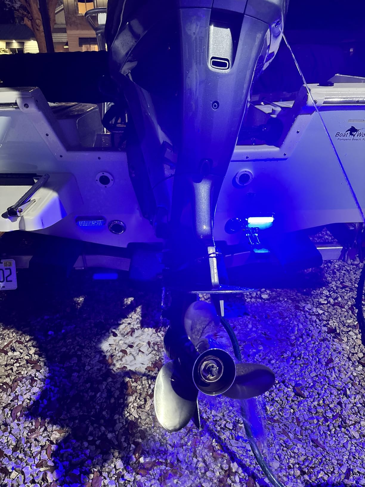 BASIKER BS4 Marine LED Underwater Boat Lights (2 x 3000LM 84LED 180° Blue) customer photo 1