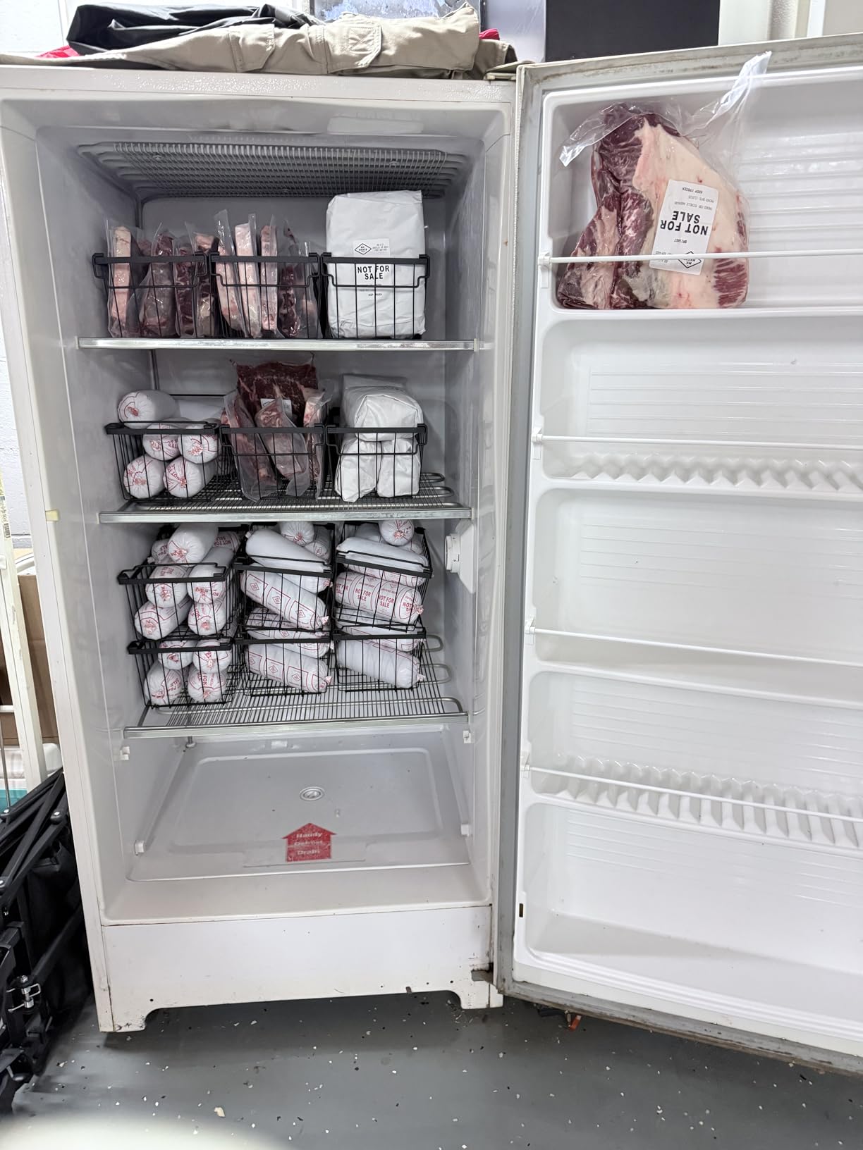 Goovilla Freezer Organizer Bins for 5-7 Cu.FT Chest Freezer, 4 Pack Black customer photo 2