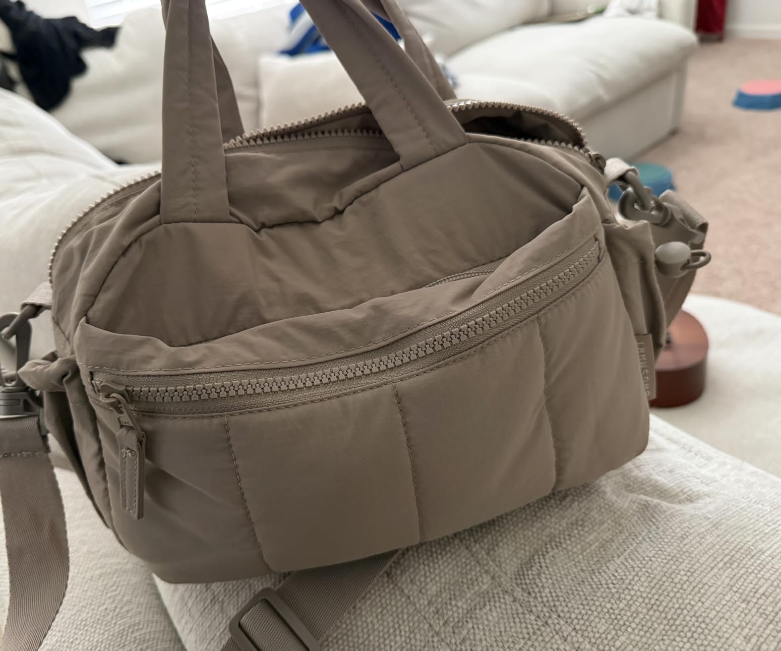 BAGSMART Duffle Bag for Travel, Gym Bag for Women, Weekender Carry on customer photo 1