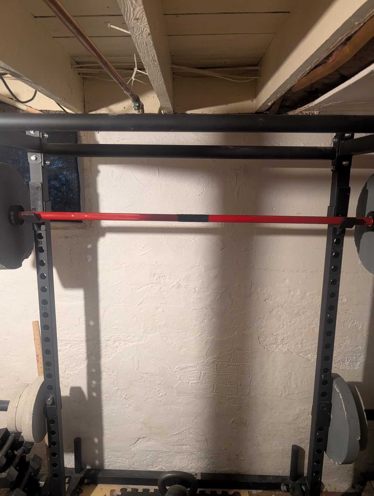 Mikolo 7ft Olympic Barbell, Barbell for Weightlifting and Powerlifting 45lb, Olympic Bar for 1500lbs Capacity, Weight Bar Fit 2” Standard Weights customer photo 1