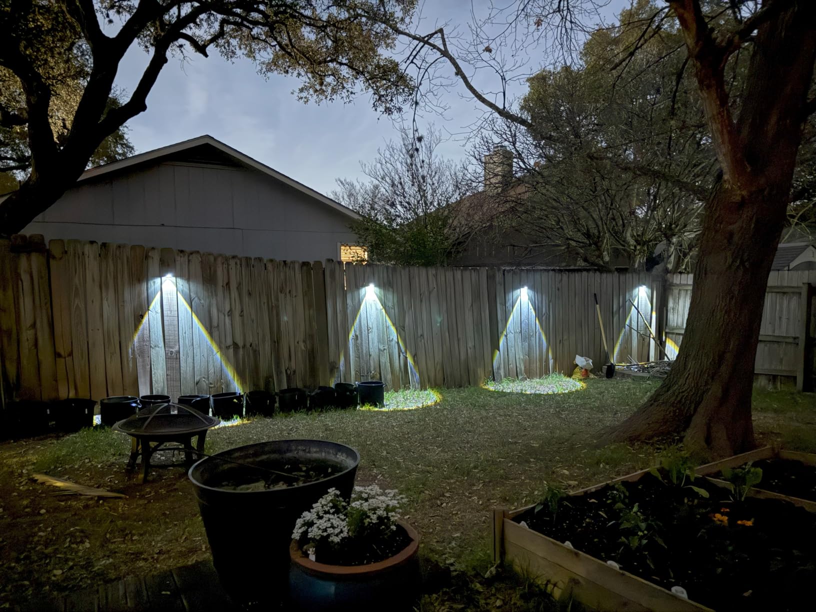 LETMY Solar Pathway Lights Outdoor, 6 Pack 2X Brighter Solar Lights Outdoor Waterproof, Taller Pathway Light with Larger Panel, Auto On/Off Up to 12Hrs Driveway Light for Yard Outside Patio Path Lawn customer photo 1