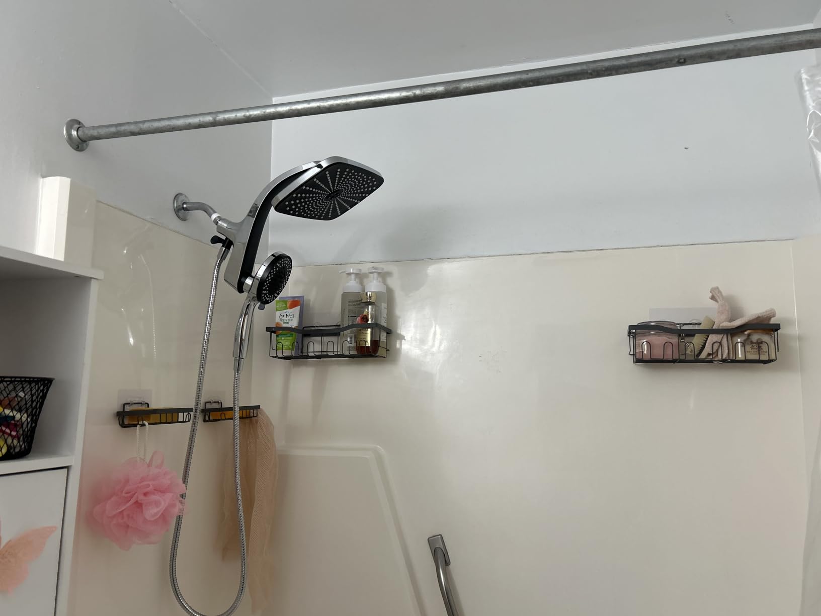 Rain Shower Head with Handheld Showerhead, Chrome 1.8GPM 460311 customer photo 2