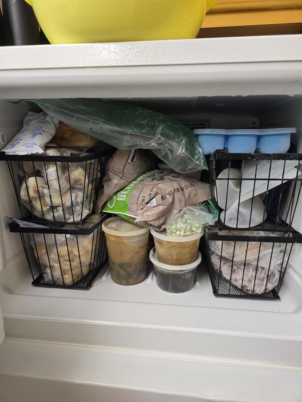 Enhanced Leak-Proof Bottom, Freezer Organizer Bins for 7 Cu.Ft,4 Pack customer photo 2